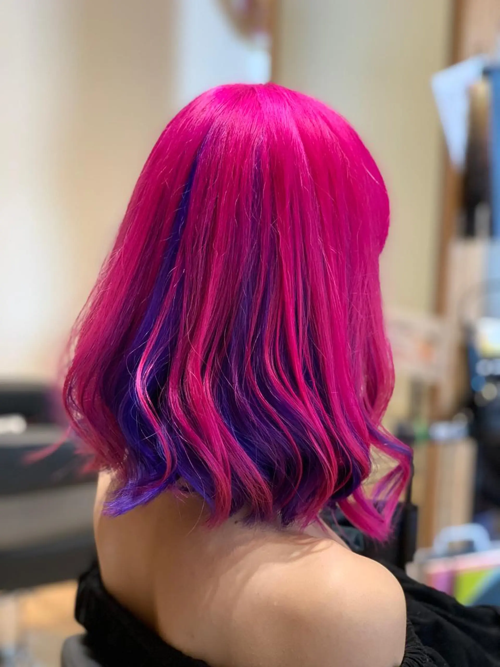 セミロング カラー 関口 友行のヘアスタイル