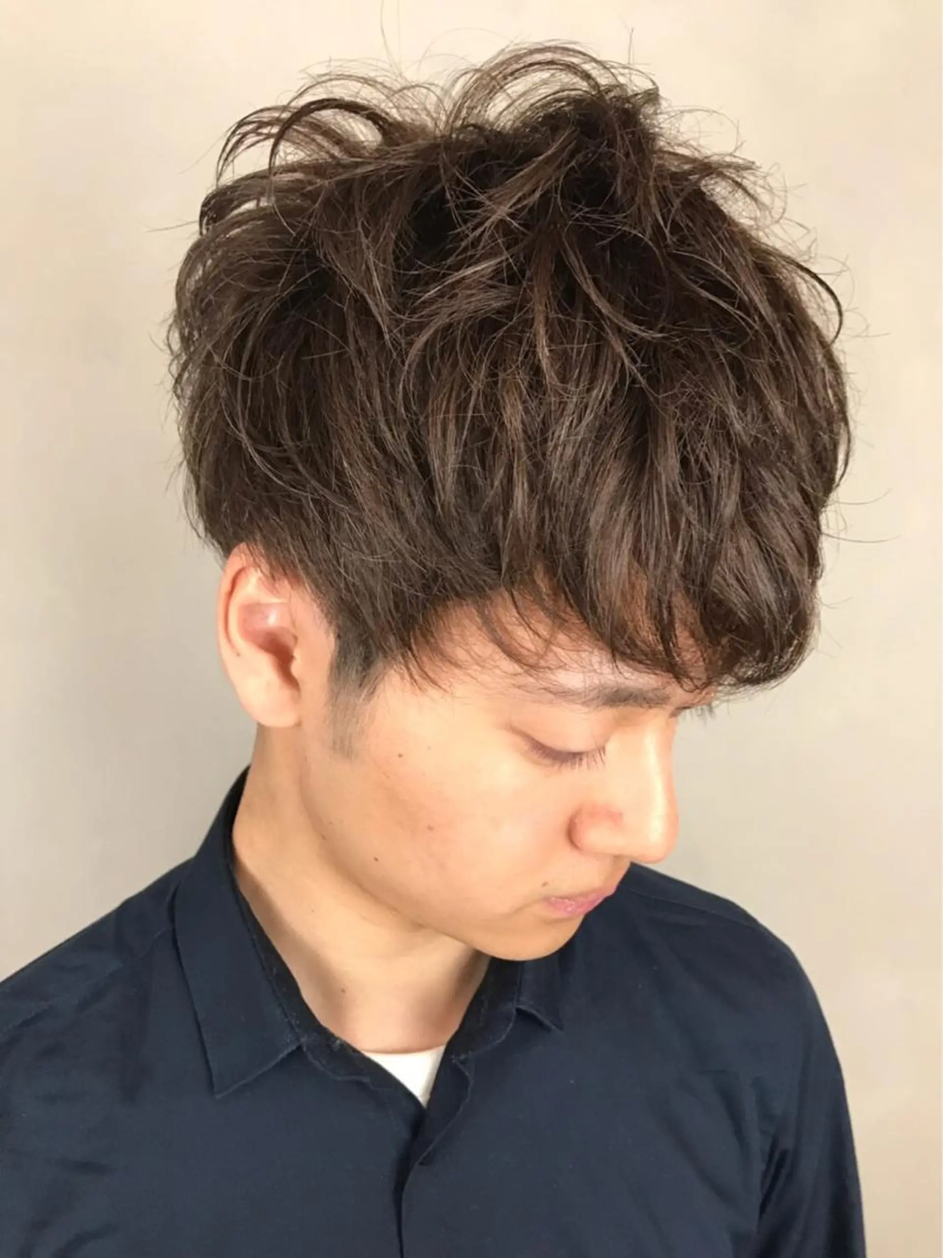 ショート カラー メンズ BROCANTE立川 karasawa.nのヘアスタイル