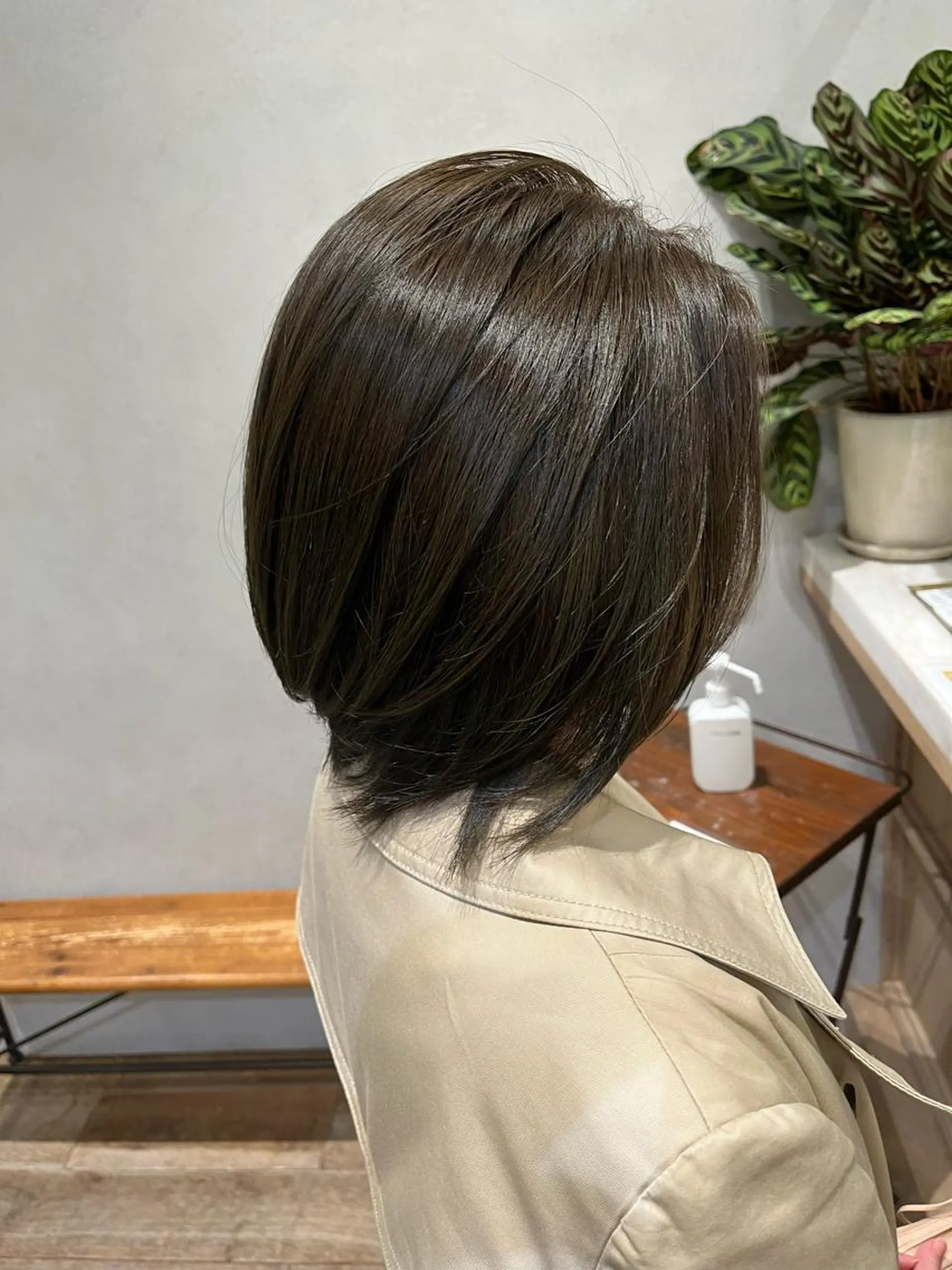 ショート カラー パーマ ベージュカラー 透明感カラー オリーブベージュ ヘアカラー 🌿‬ナチュラルヘア /パーマ/蒼真🍃のヘアスタイル
