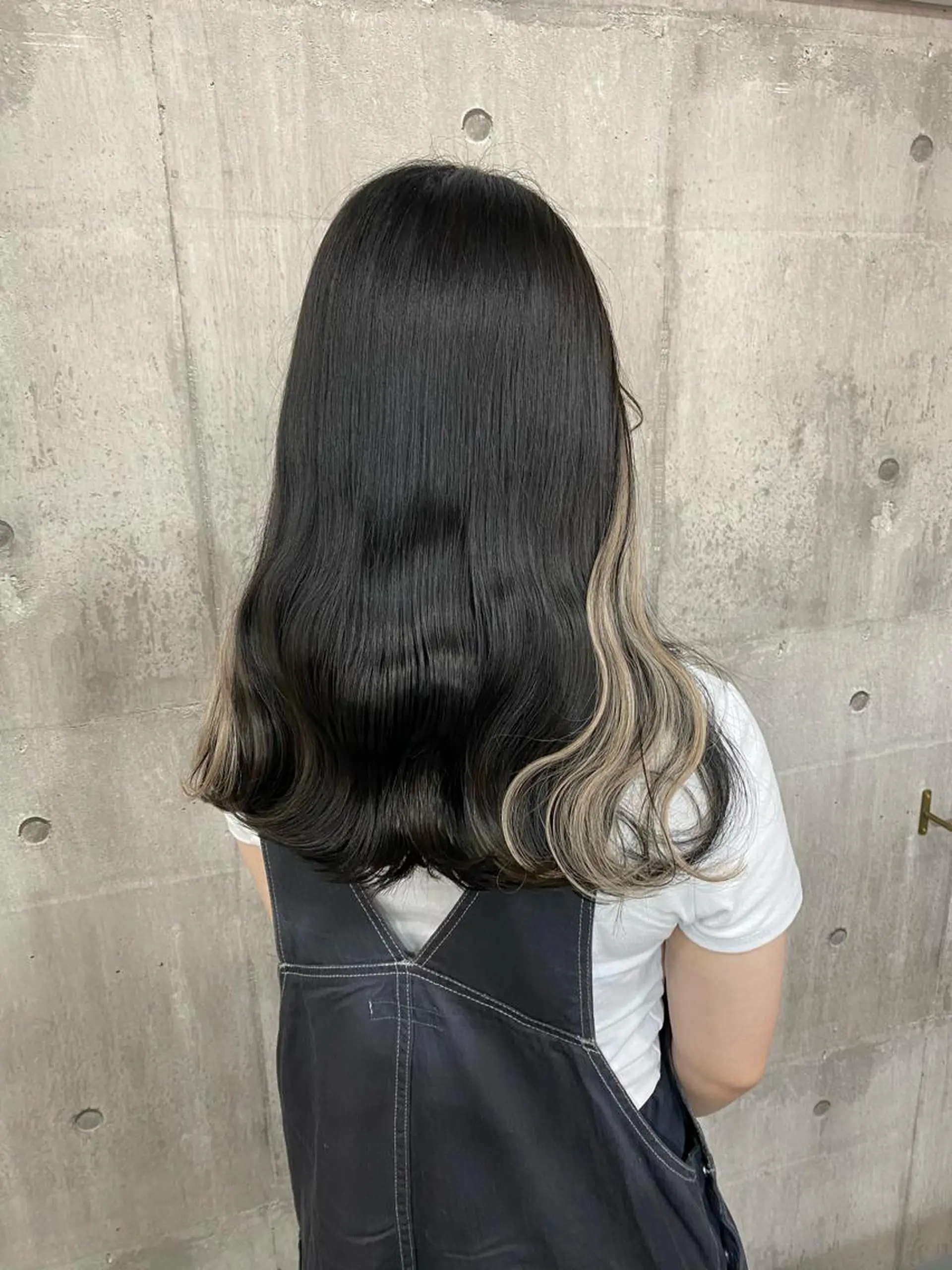 セミロング カラー エクステ SHURI❤️‍🔥 中/韓mix ♡のヘアスタイル