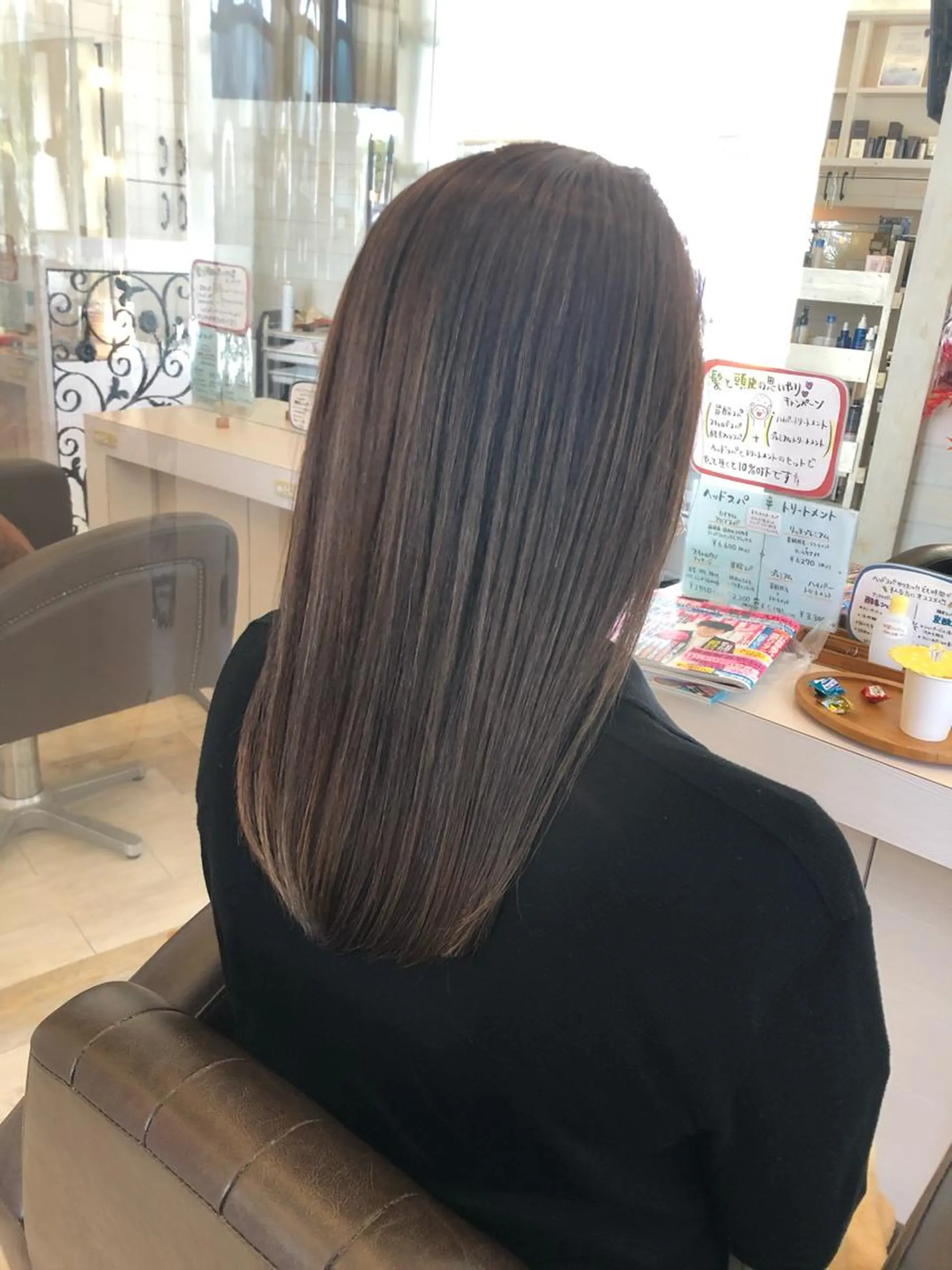 パーマ ストレートパーマ 東恩納 誠のヘアスタイル