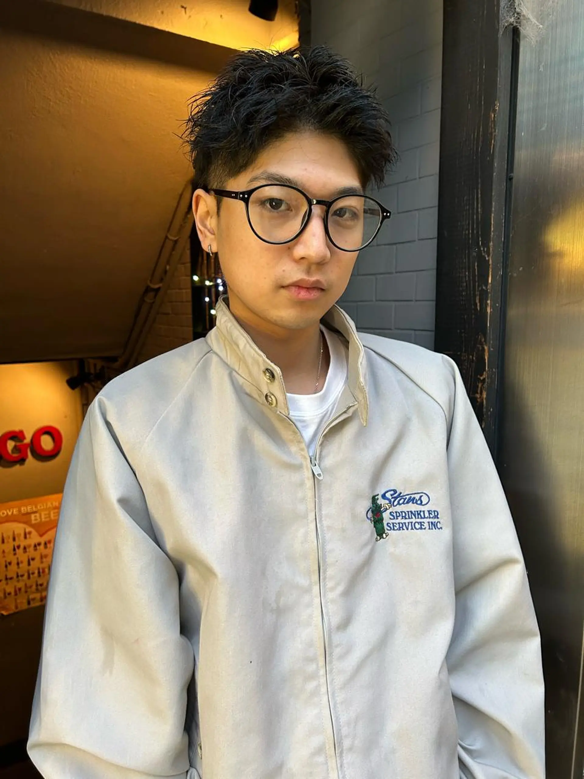 ショート メンズ メンズブリーチ メンズハイライト メンズインナーカラー メンズパーマ プードルパーマ カット 💈メンズ短髪特化 ✂︎伊藤大輝💈のヘアスタイル