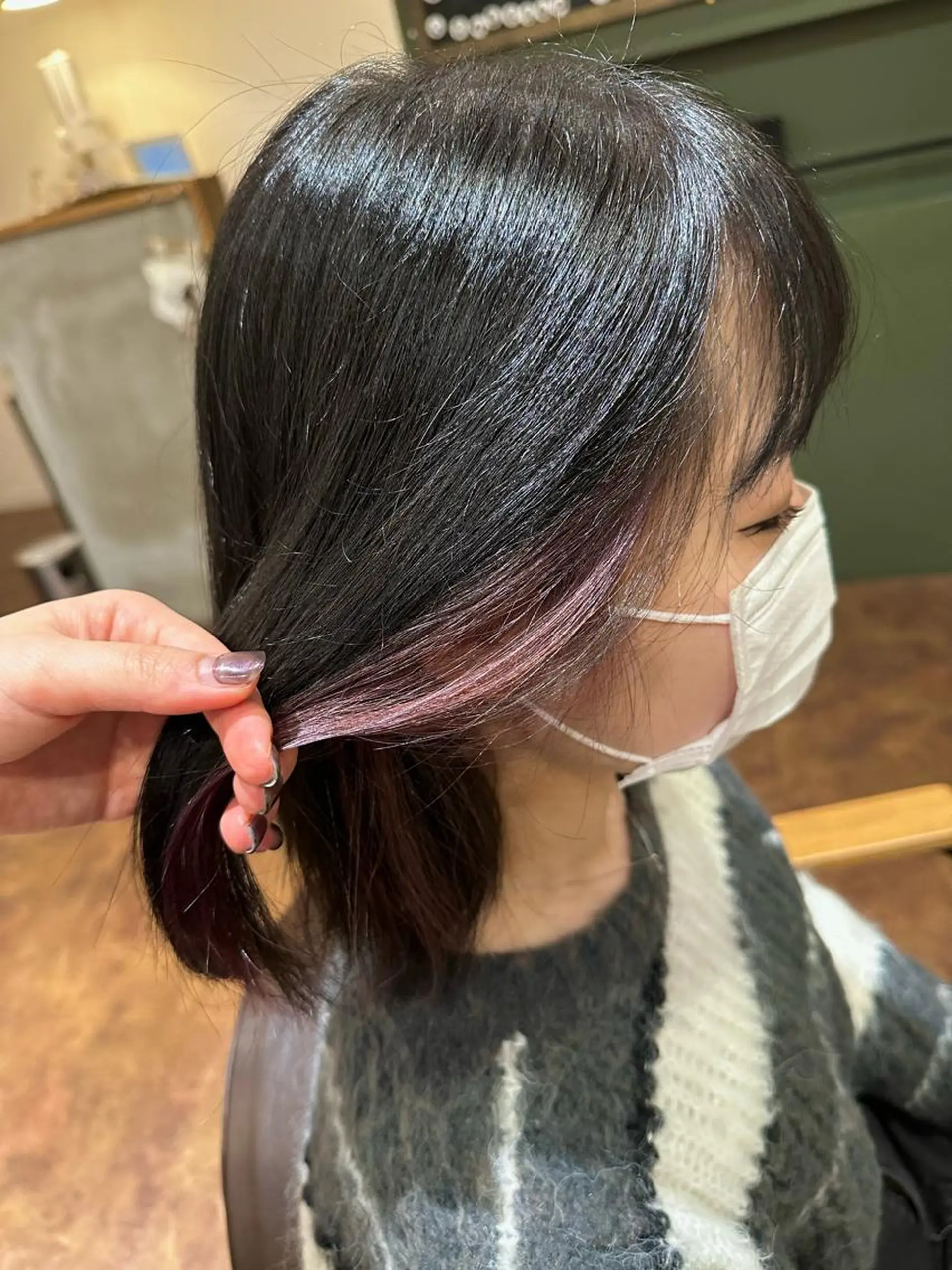 ミディアム カラー カット ヘアカラー ROPE🫧 フウカのヘアスタイル