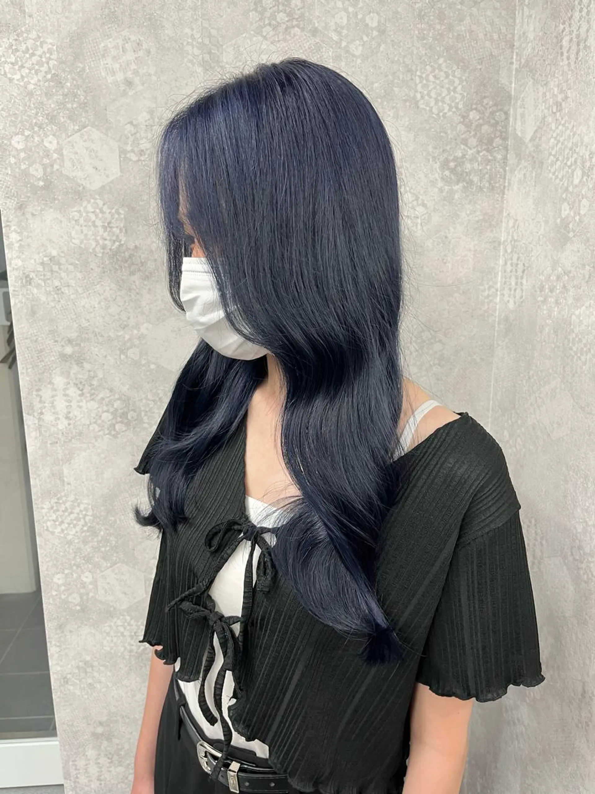 ロング カラー ヘアアレンジ 韓国レイヤーカット/ 儚げカラーチナツのヘアスタイル