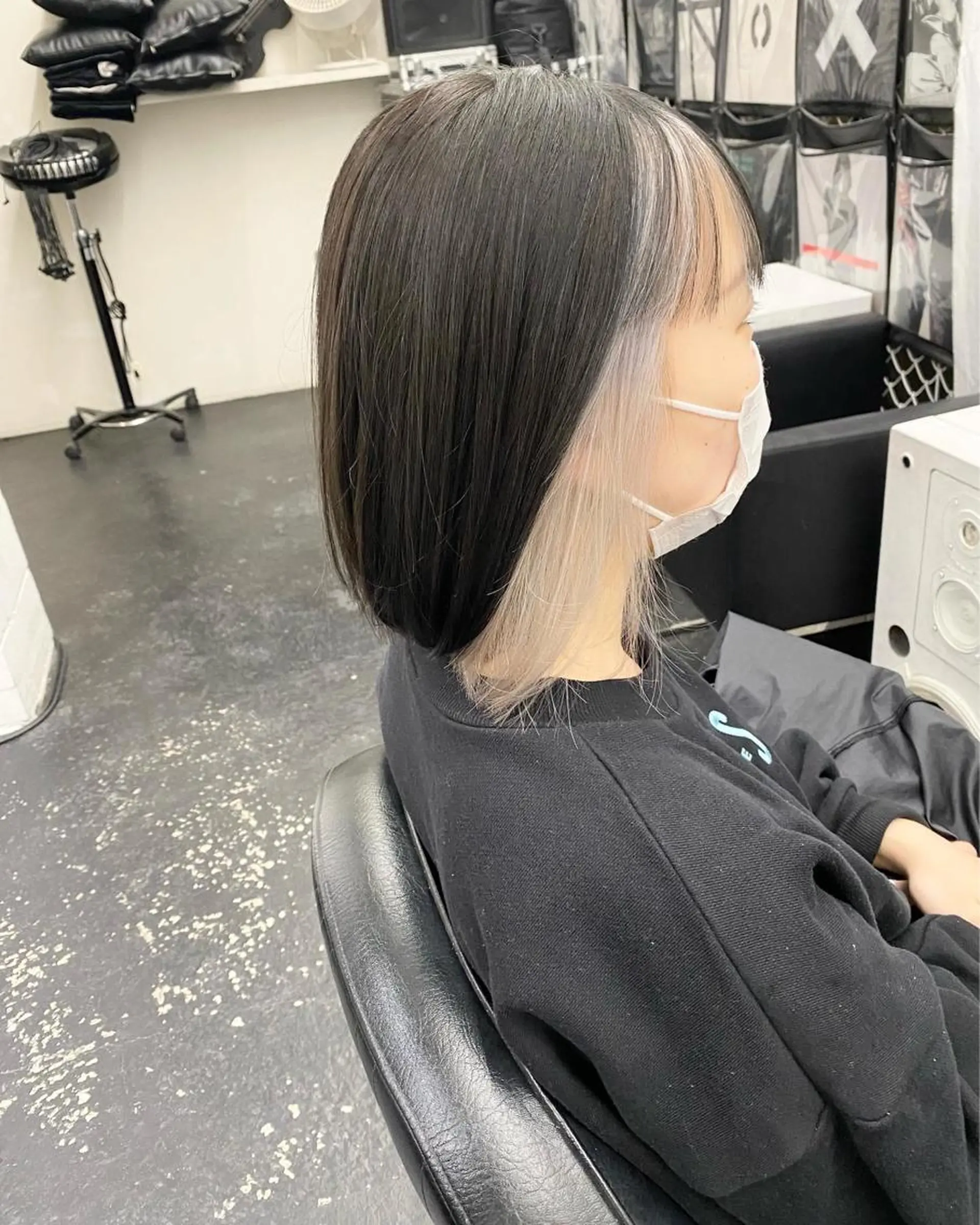 ミディアム パーマ ヘアアレンジ メンズ キッズ ブリーチ　ハイトーン 特化🌈フジタハルキのヘアスタイル