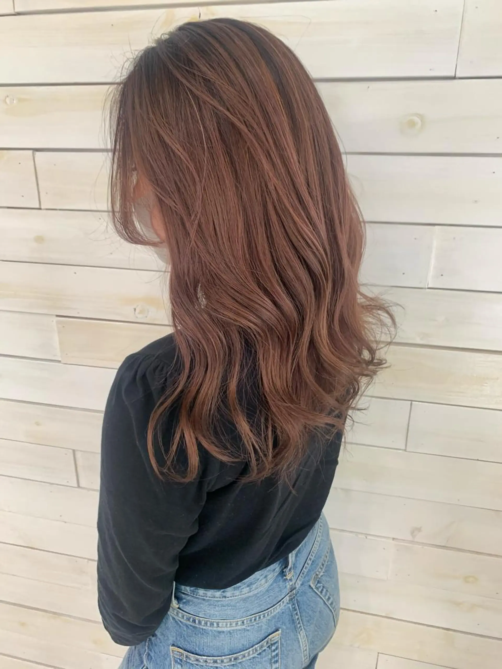 カラー ハイライトカラー ヘアカラー 黒田瀬奈/ボブ まろやかベージュのヘアスタイル