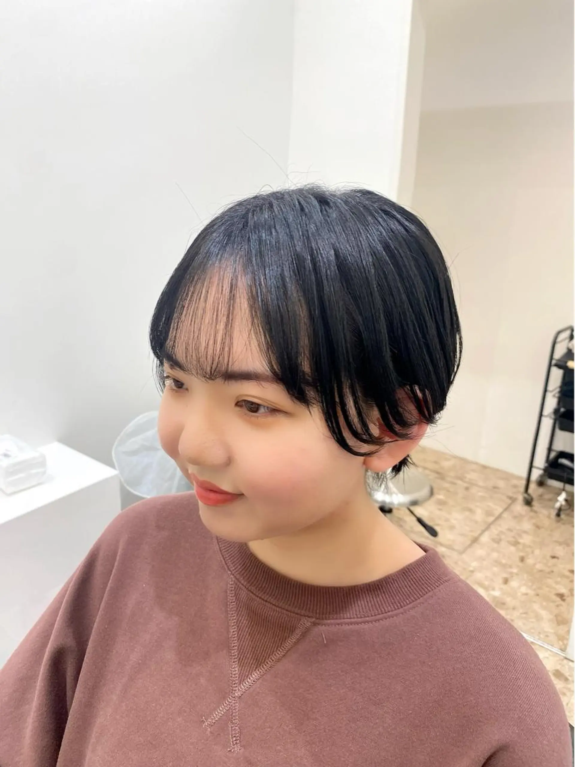 ショート 顔周りカット 似合わせカット ショートヘア KAMIYU 💎❄️のマツエク・マツパデザイン