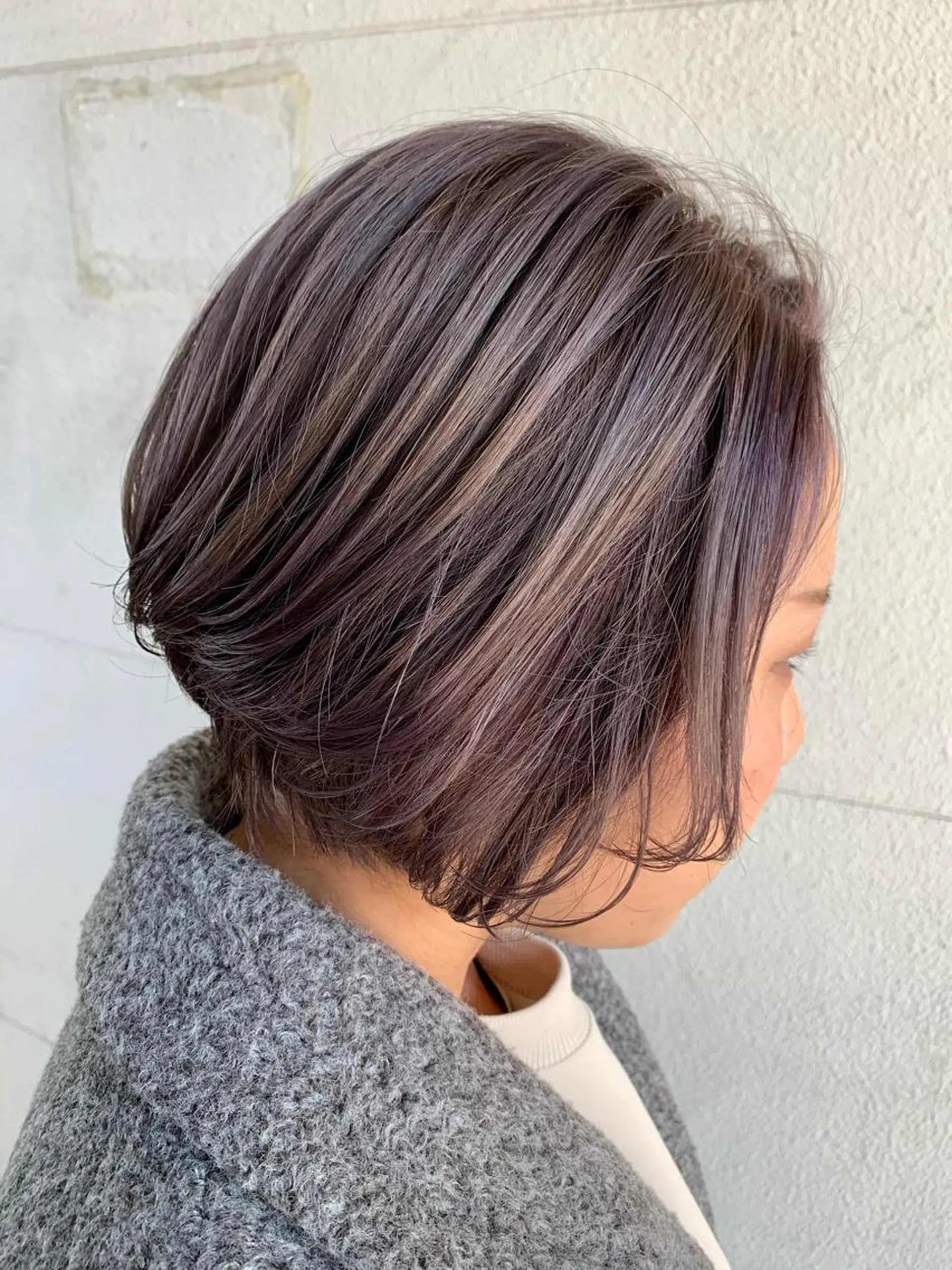 ショート 透明感カラー 金村真子のヘアスタイル