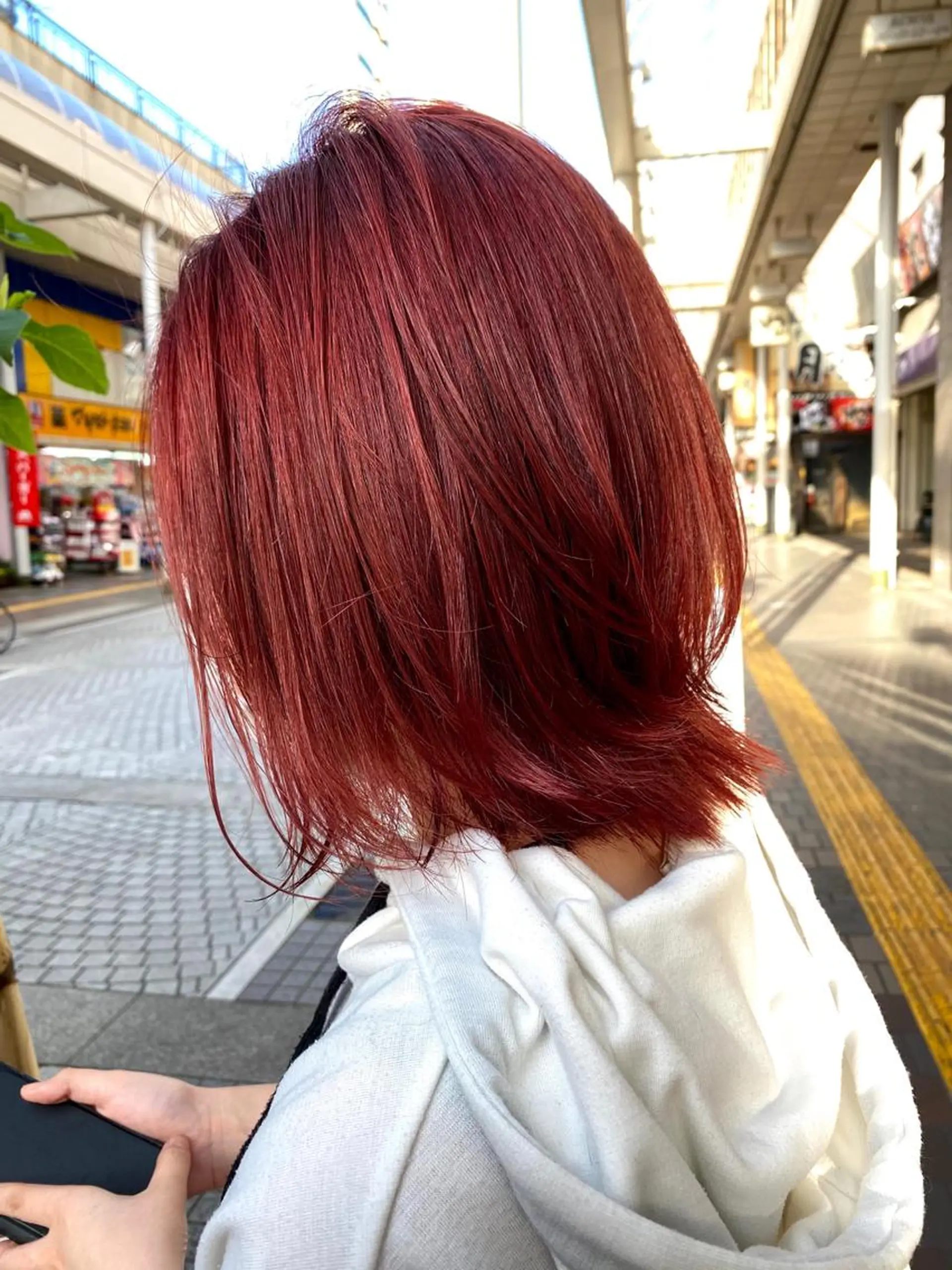 ショート カラー 透明感カラー ヘアカラー デザインカラー✨新倉 佑奈のヘアスタイル