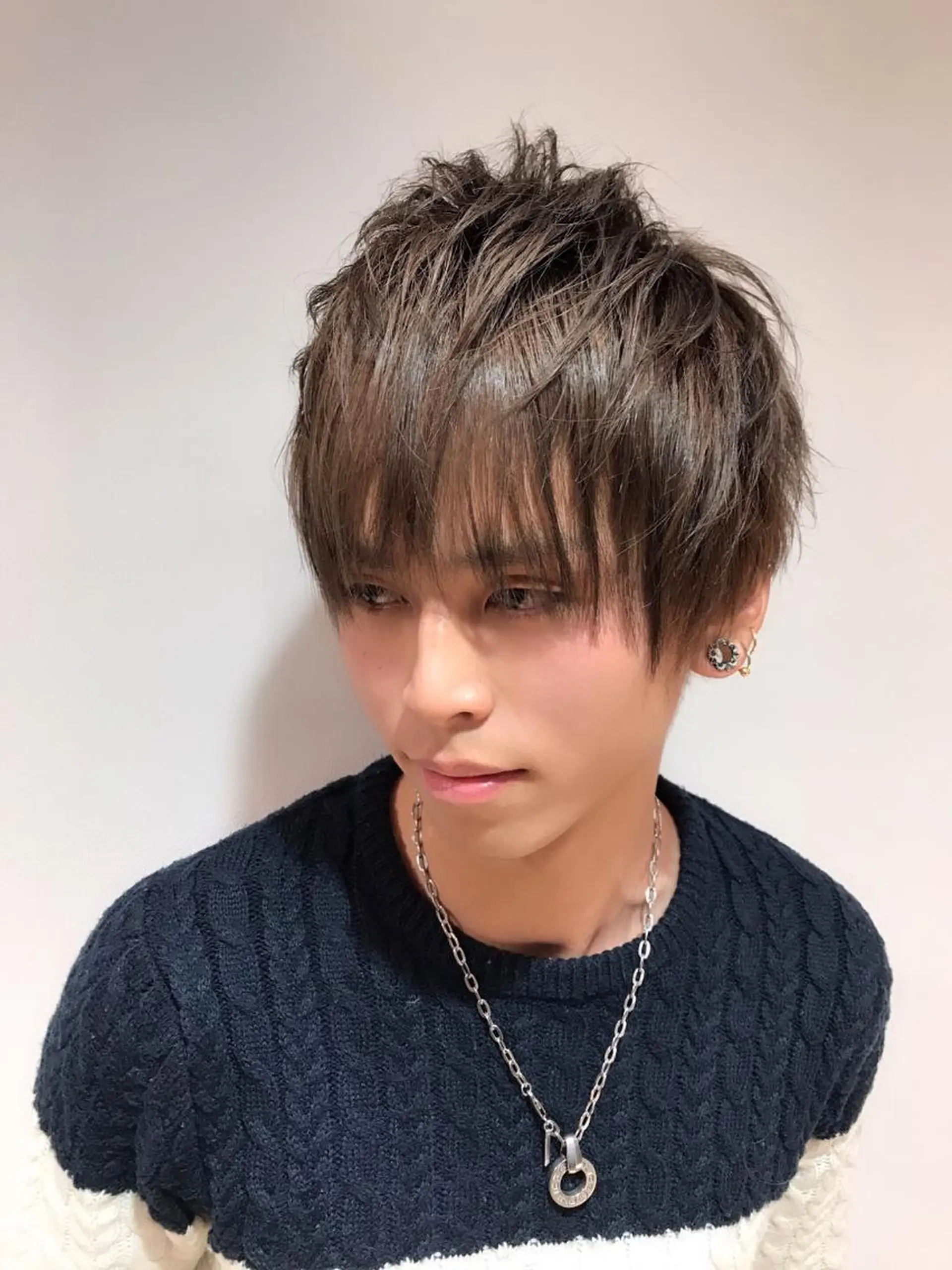 ショート カラー メンズ 【代表】 高瀬慎也/縮毛矯正のヘアスタイル