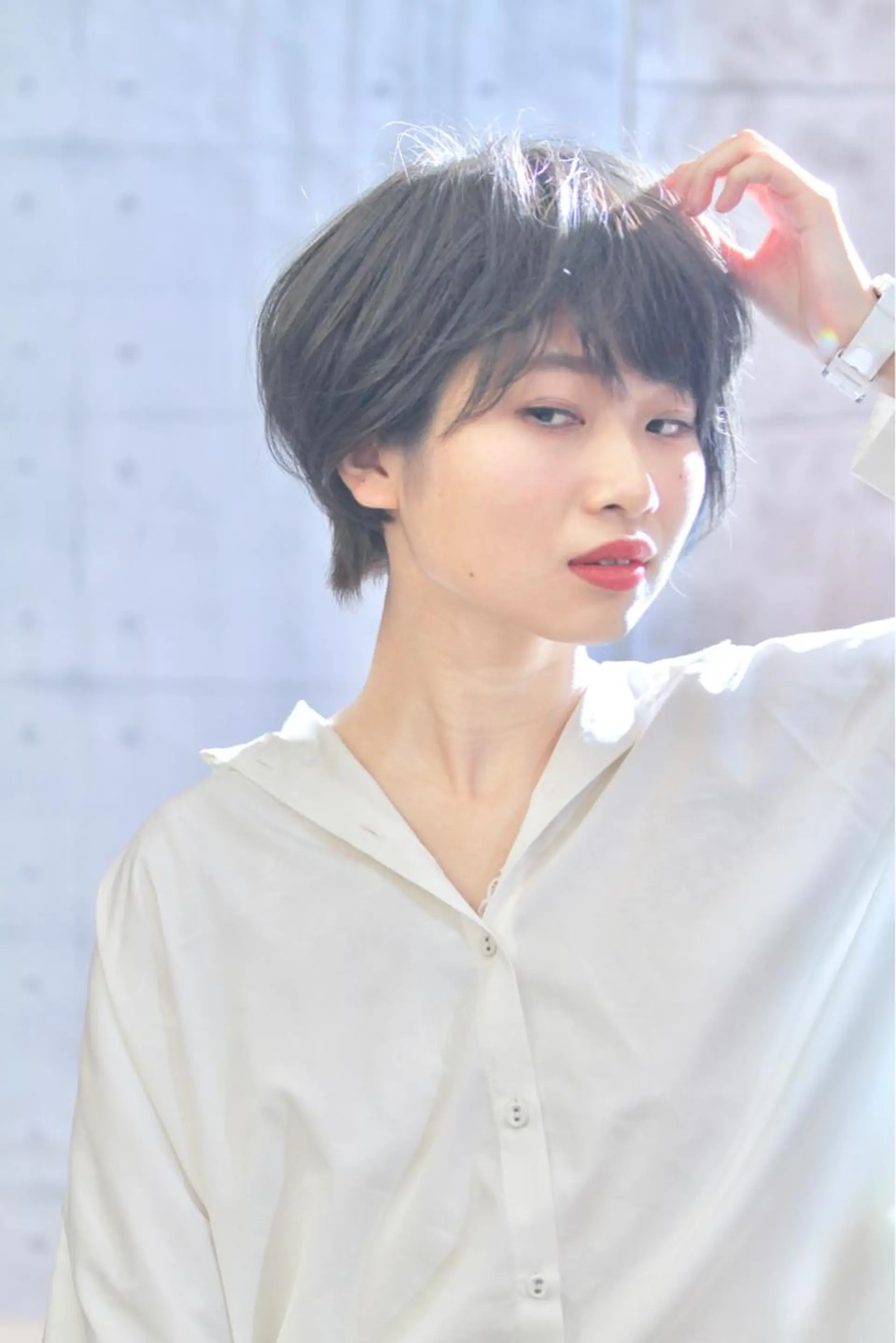 ショート カラー 髪質改善酸性縮毛矯正 酸性ストレート◎鈴木のヘアスタイル