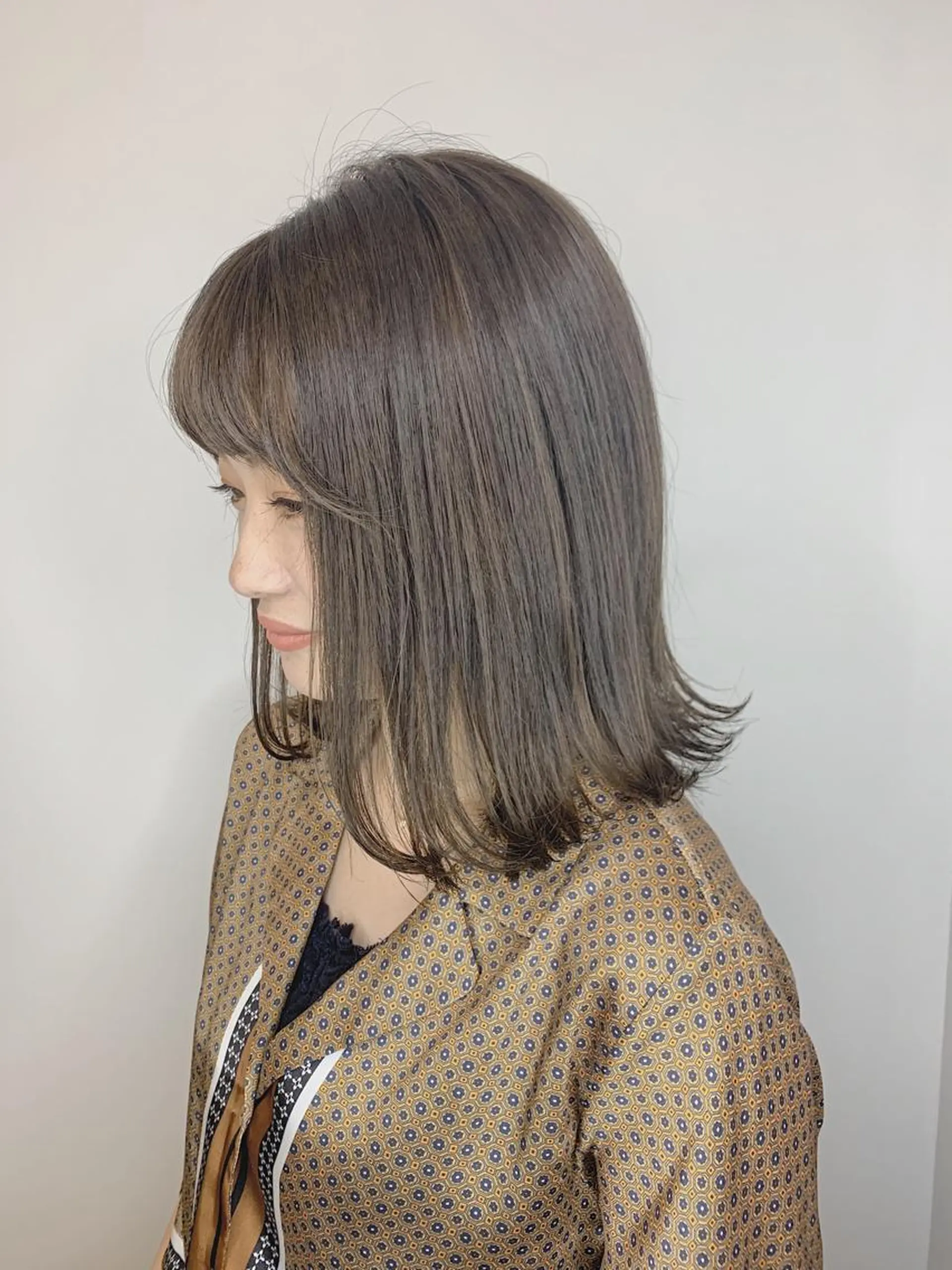 ミディアム カット ヘアカラー トリートメント ヘッドスパ 🌿大内雅斗 🌿韓国ヘアのヘアスタイル