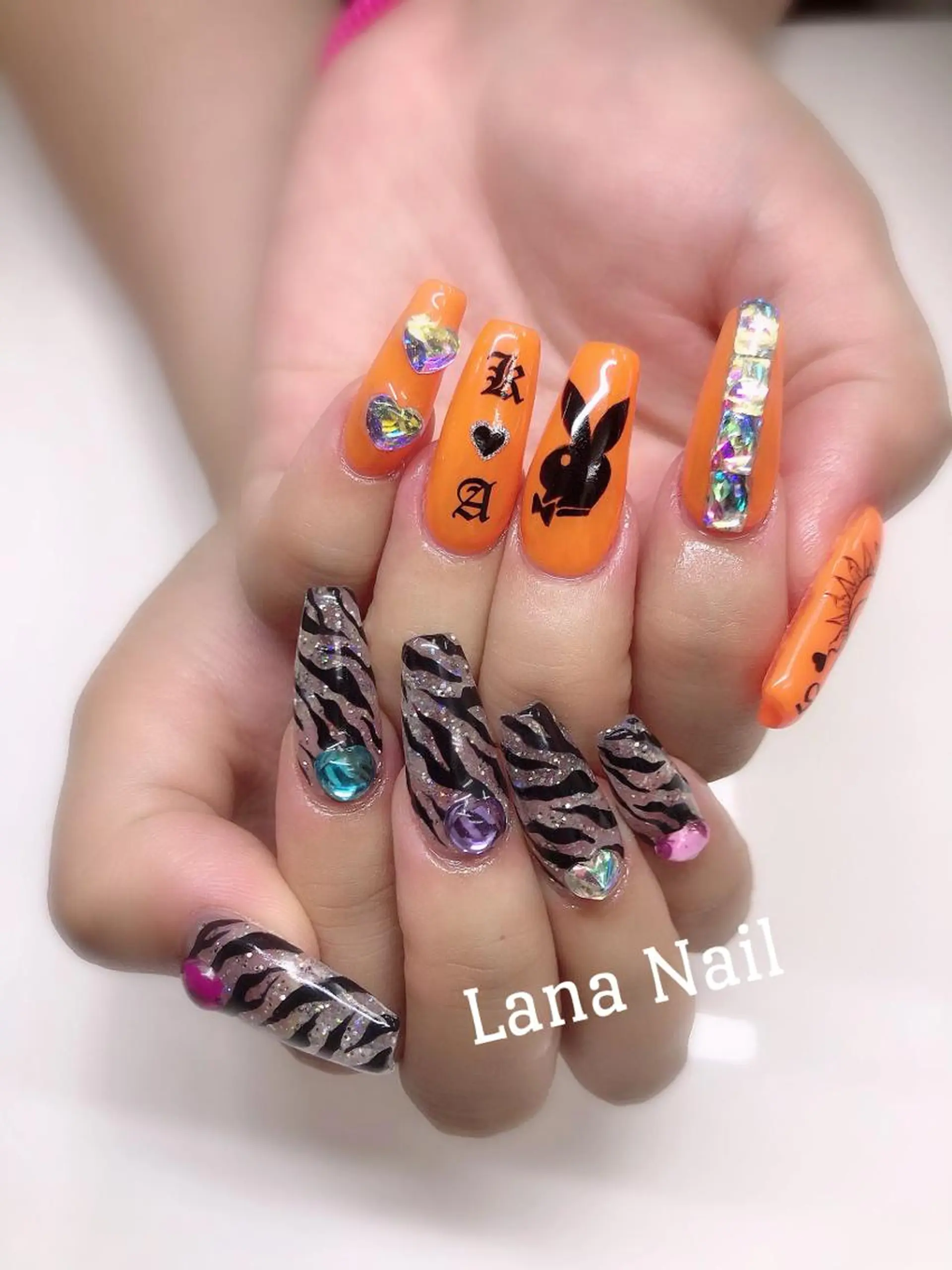 ネイル スカルプネイル Lana Nailのネイルデザイン