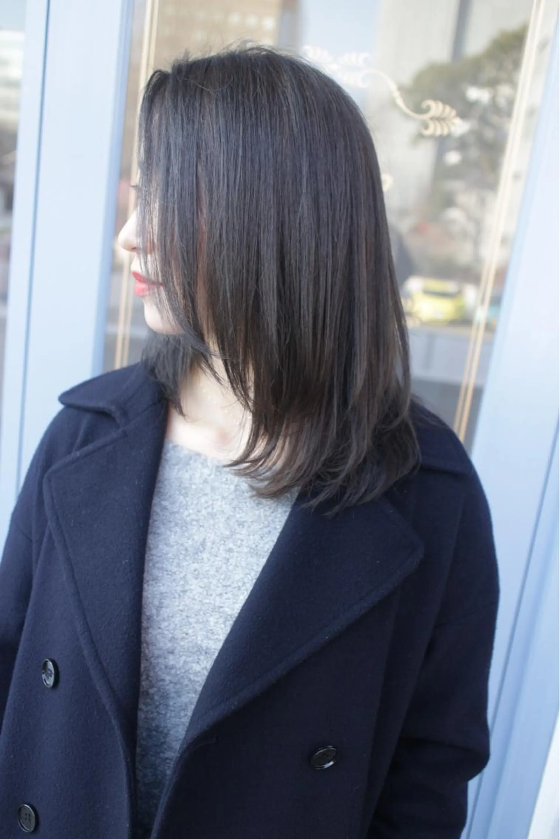 ミディアム カラー ヘアアレンジ ハイライトカラー ハイライト カット 縮毛矯正 トリートメント 吉本 知弘のヘアスタイル