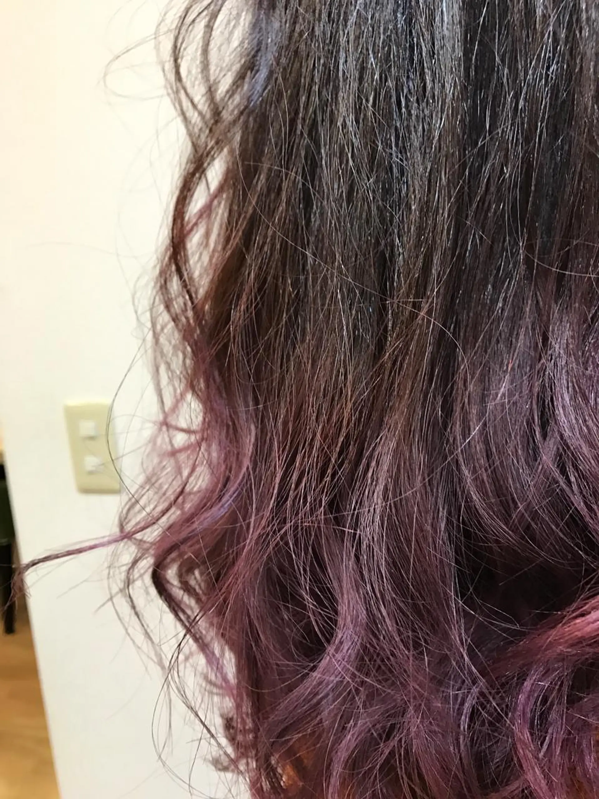 ミディアム カラー パーマ、髪質改善 川崎祐介のヘアスタイル