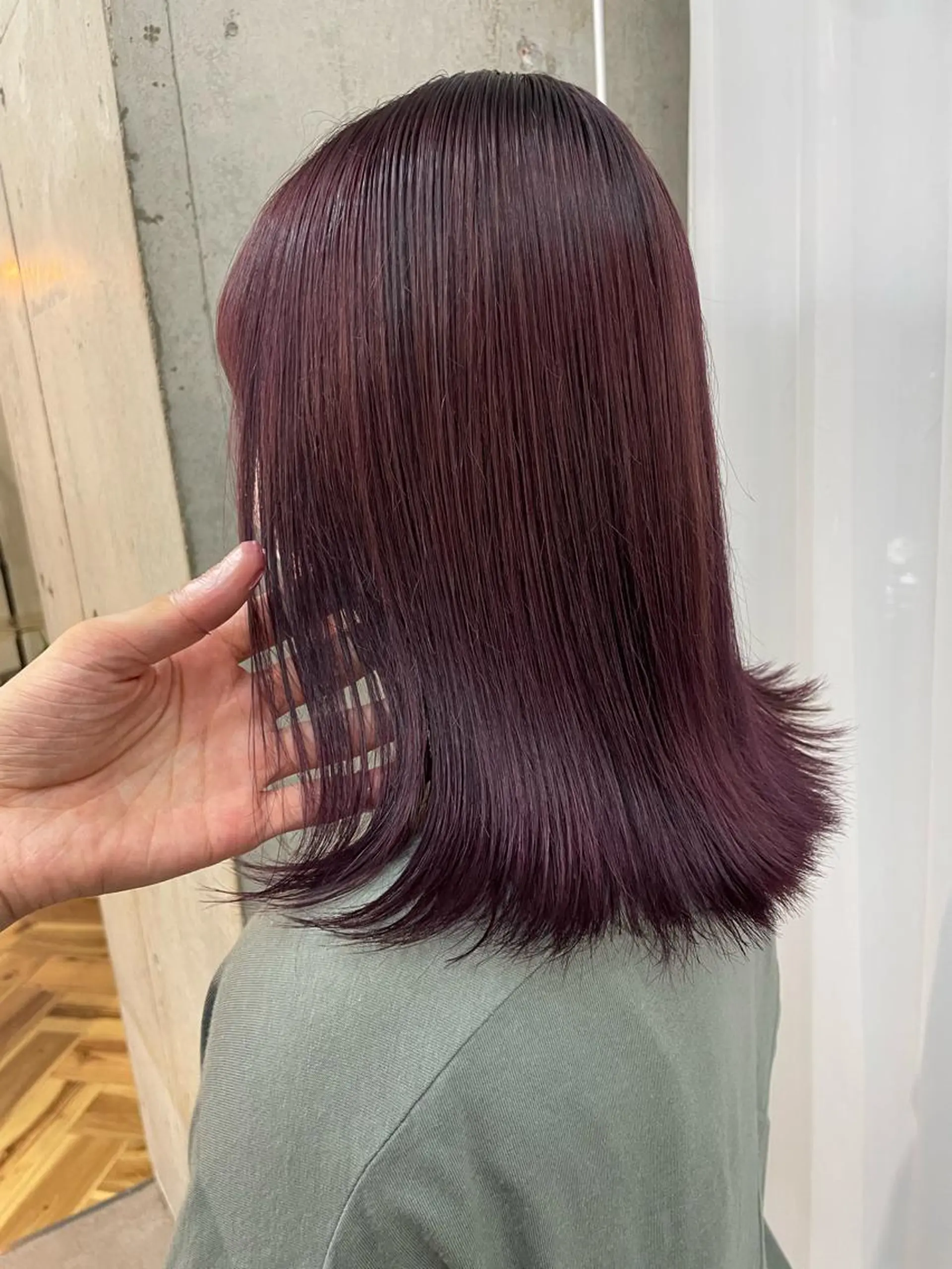 ミディアム カラー レッドカラー lani hair salon所属・SHOTO ハイトー ン/ブロンドカラーのヘアスタイル