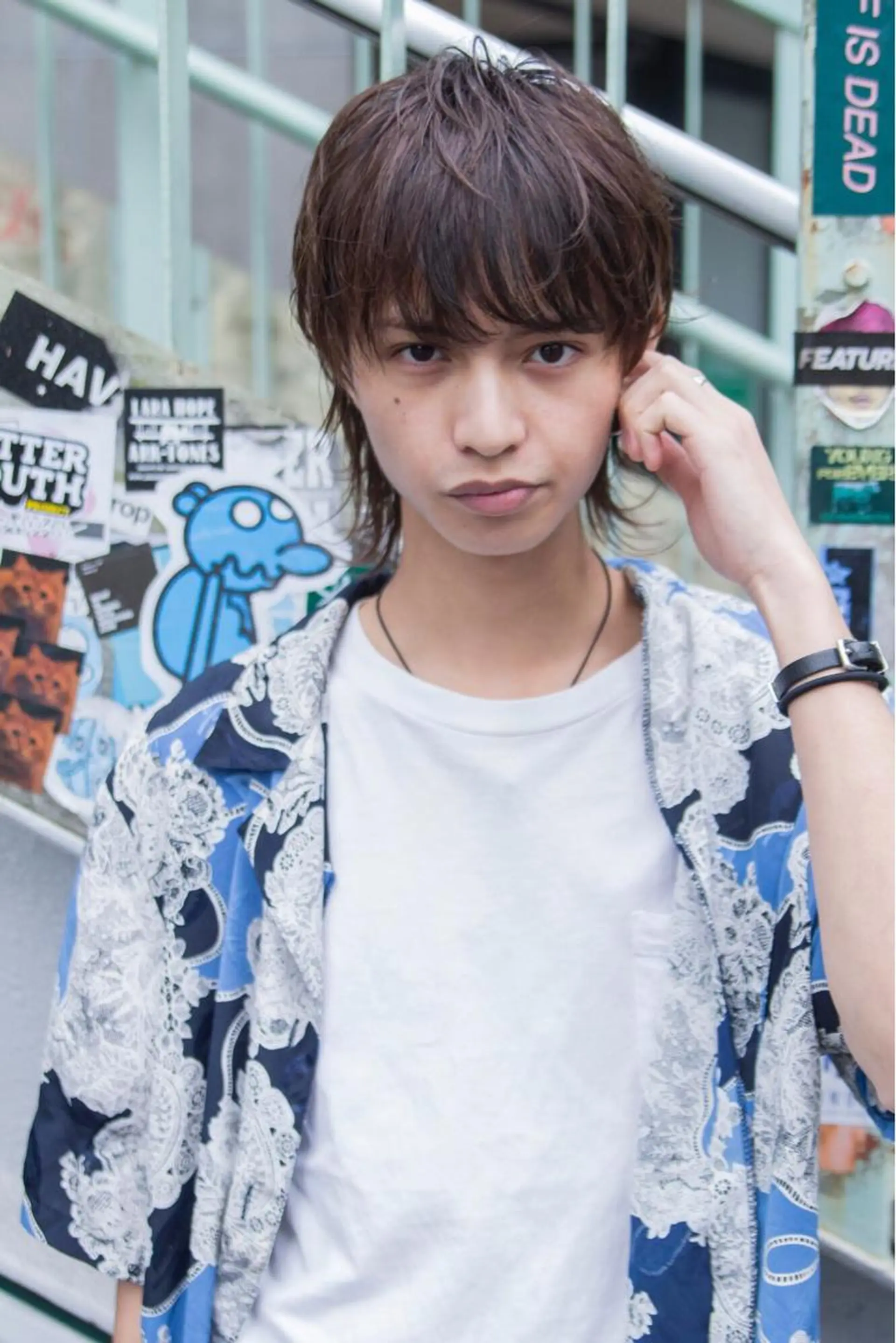 ショート カラー パーマ メンズ ミニボブ/ブリーチ 🌈MISATOのヘアスタイル