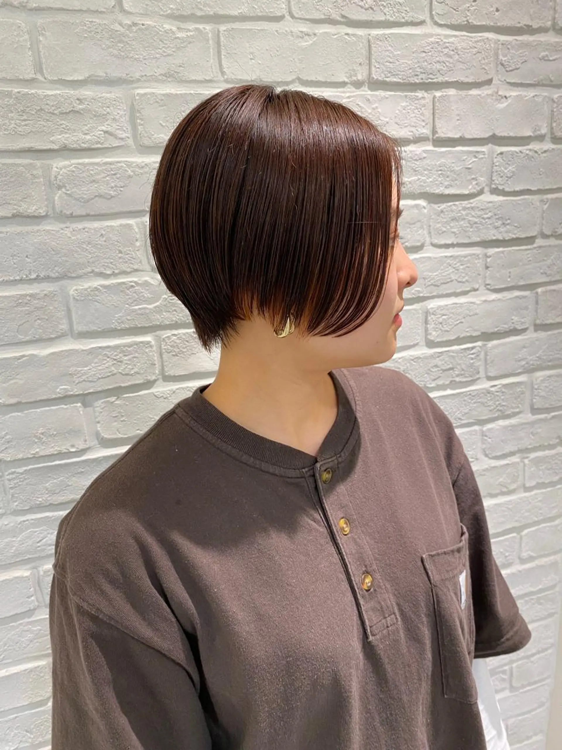 ショート カラー ショートボブ アクアカラー ハイライトカラー ボブ ハイライト カット ヘアカラー トリートメント 🎗美髪艶髪🫧髪質 改善特化🥇菊地のヘアスタイル