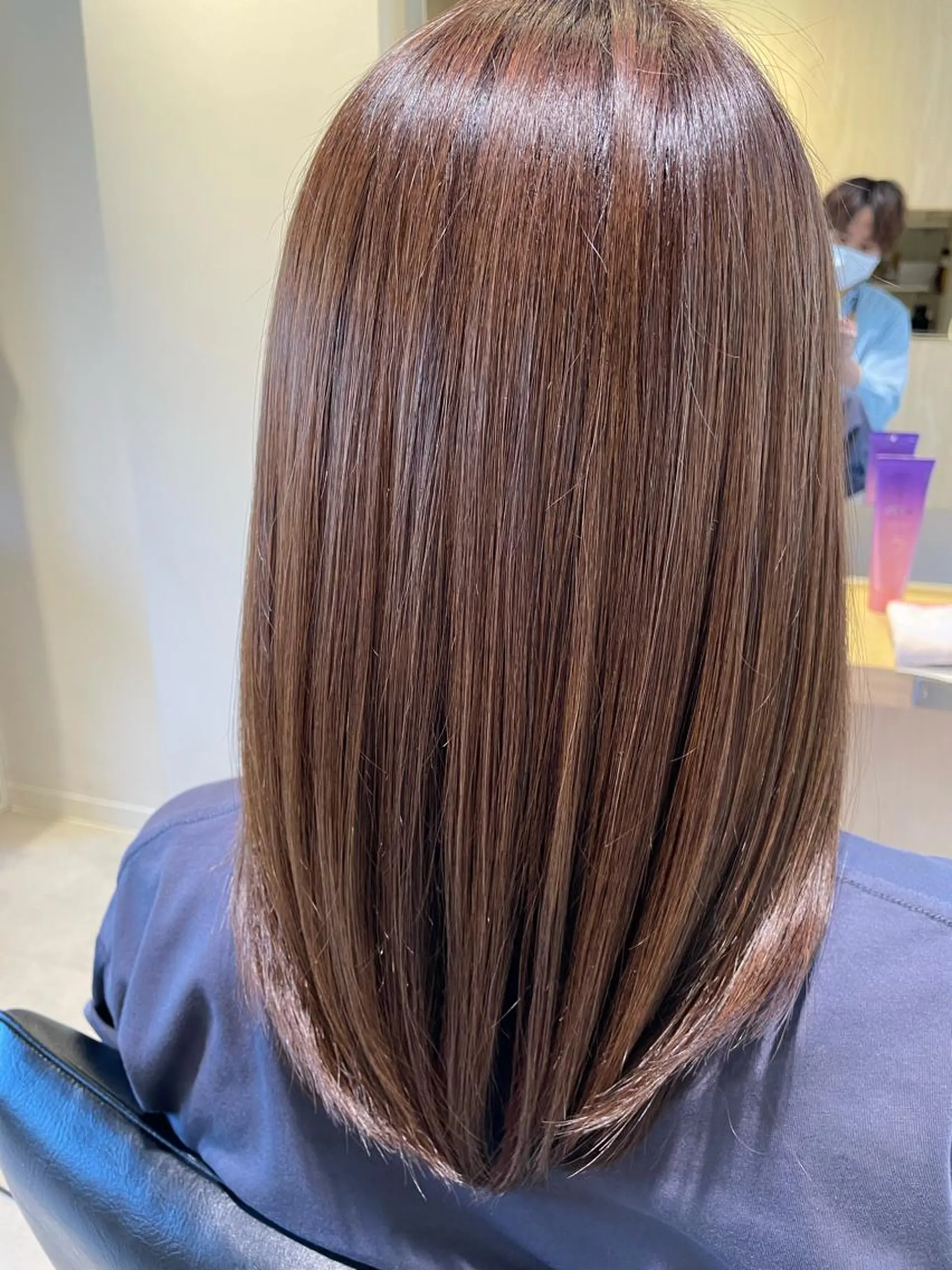 セミロング トリートメント 【髪質改善】 川津翔太のヘアスタイル