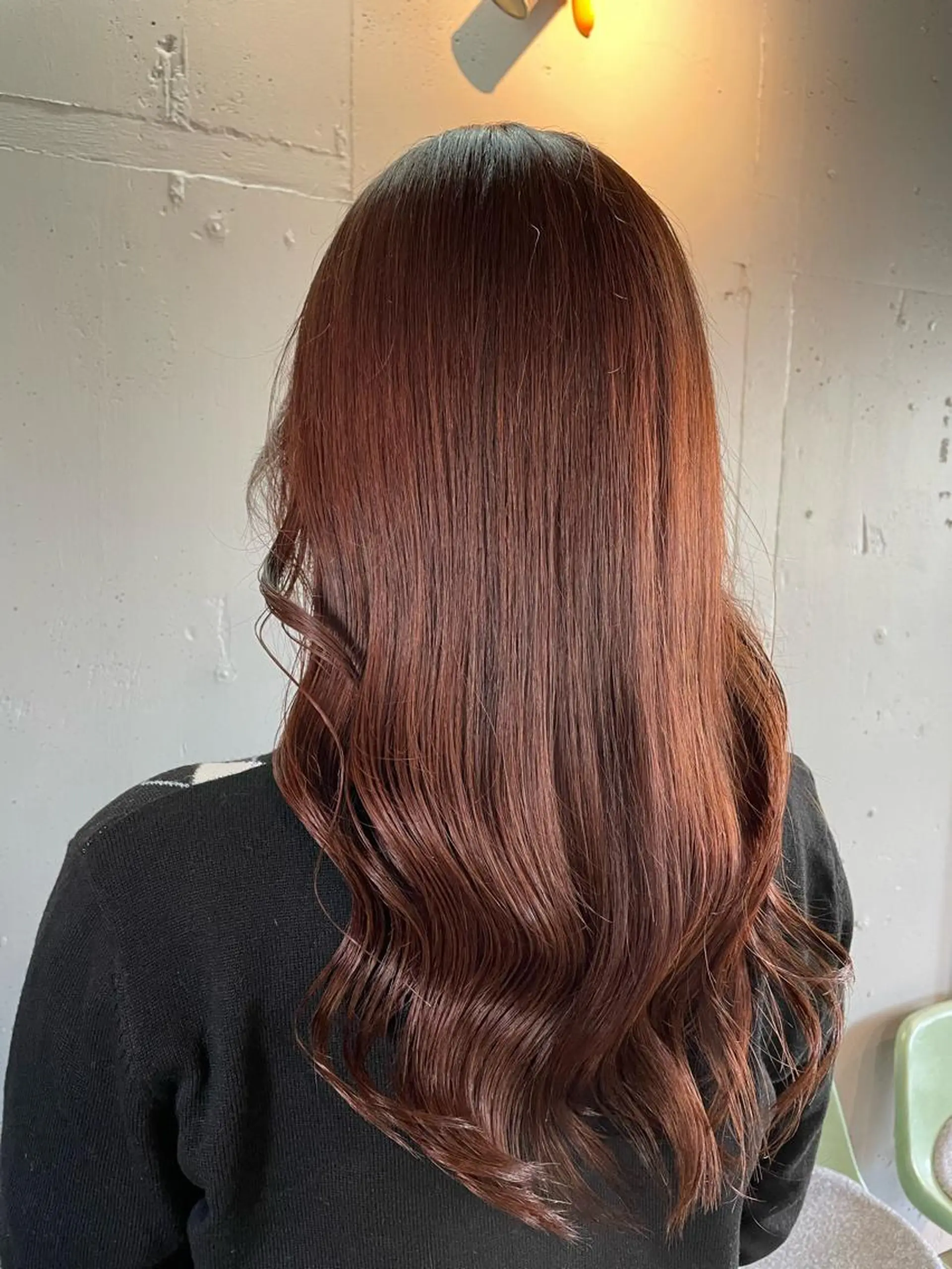 ロング カラー ブラウンカラー レイヤーカット カット ヘアカラー トリートメント 🍀アレンジ簡単ヘア ☘️石田万里奈🍀のヘアスタイル