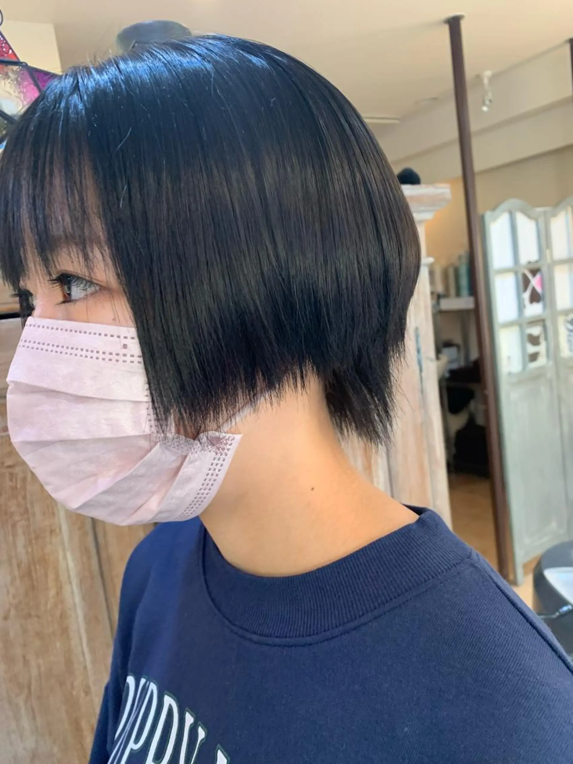 ショート カラー ヘアカラー トリートメント ヘッドスパ nishimura makotoのヘアスタイル