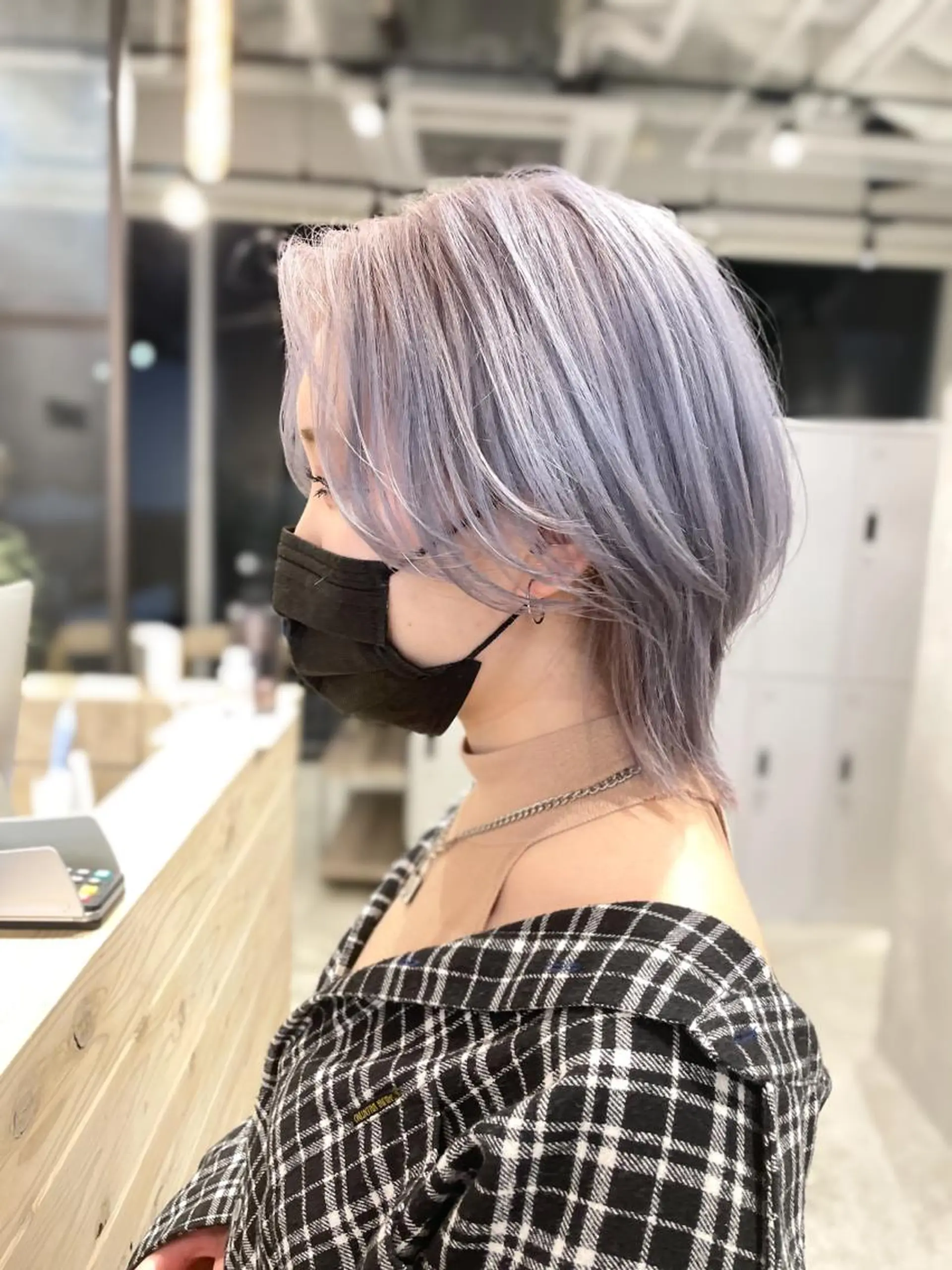 ショート カラー ヘアカラー トリートメント ヘアセット ハイトーン×レイヤー ／遠藤将太のヘアスタイル