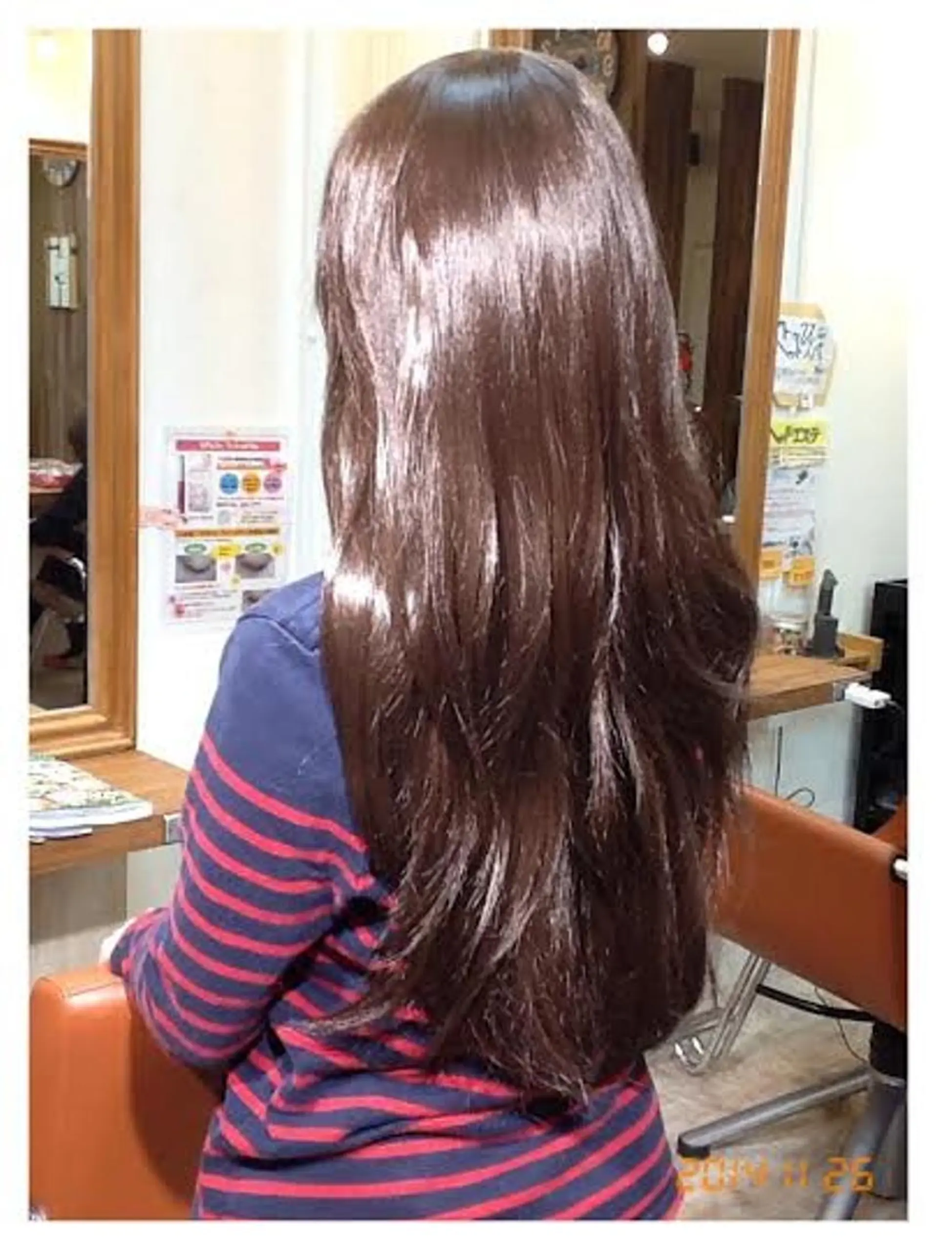 ロング カラー ヘアカラー トリートメント 関 健二郎のヘアスタイル