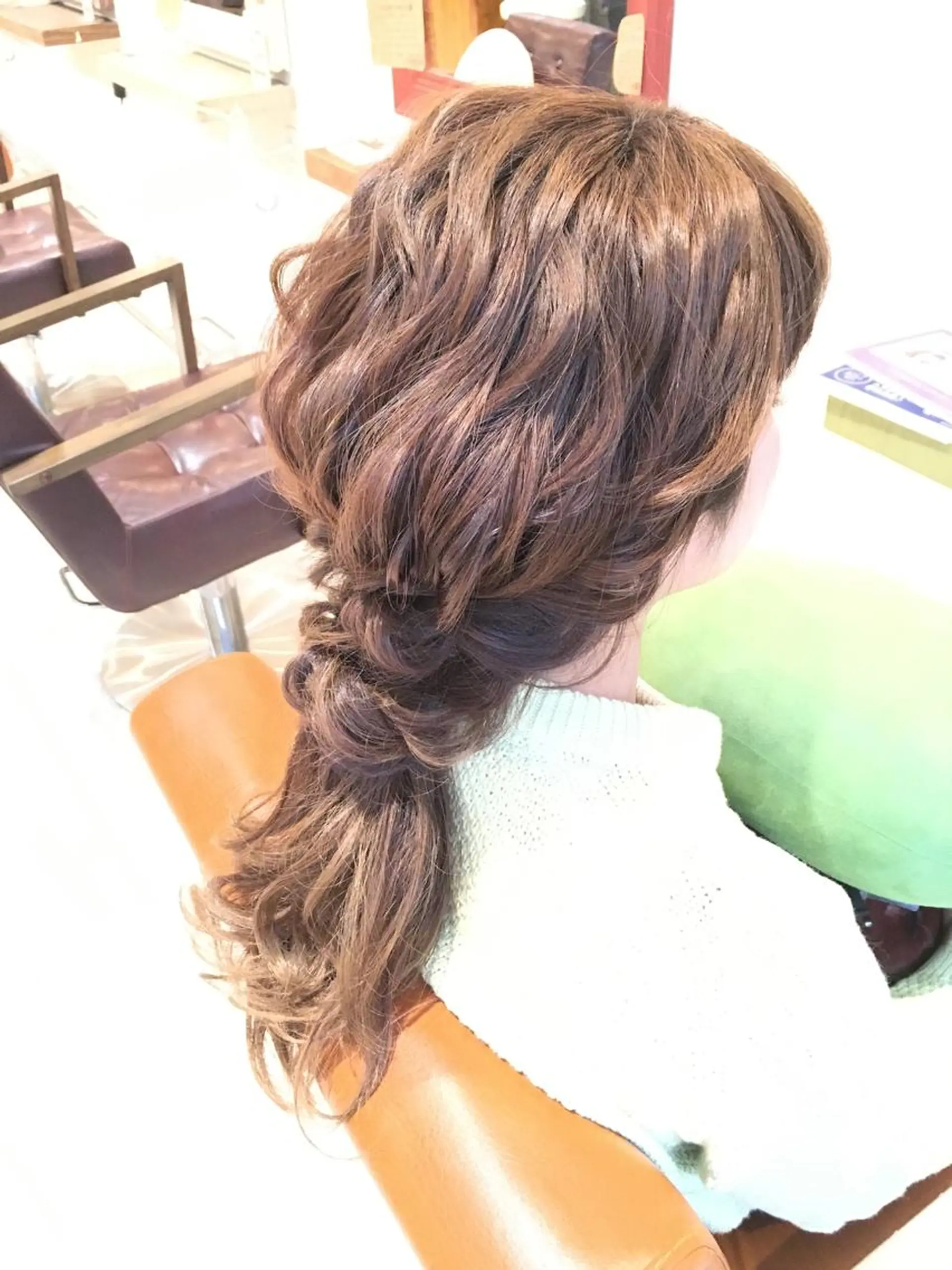 セミロング ヘアアレンジ 美容院 むぎのその他イメージ
