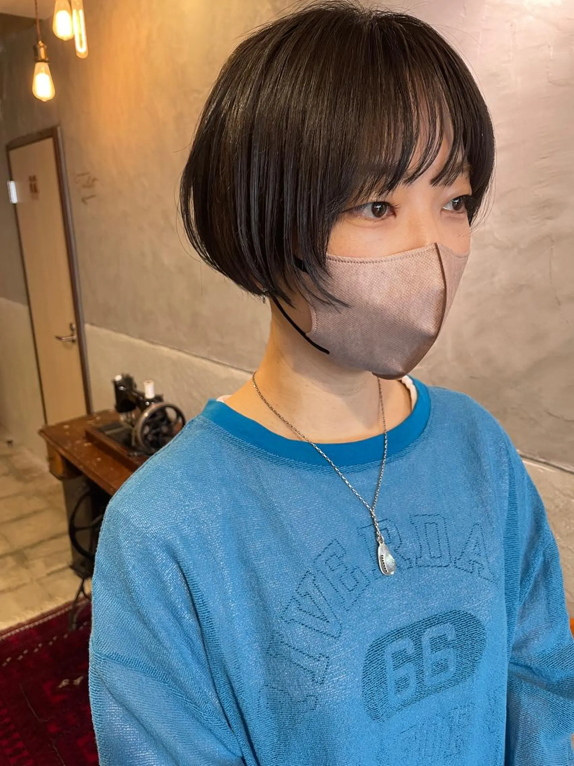 ショート カット ヘアカラー トリートメント さの あやねのヘアスタイル