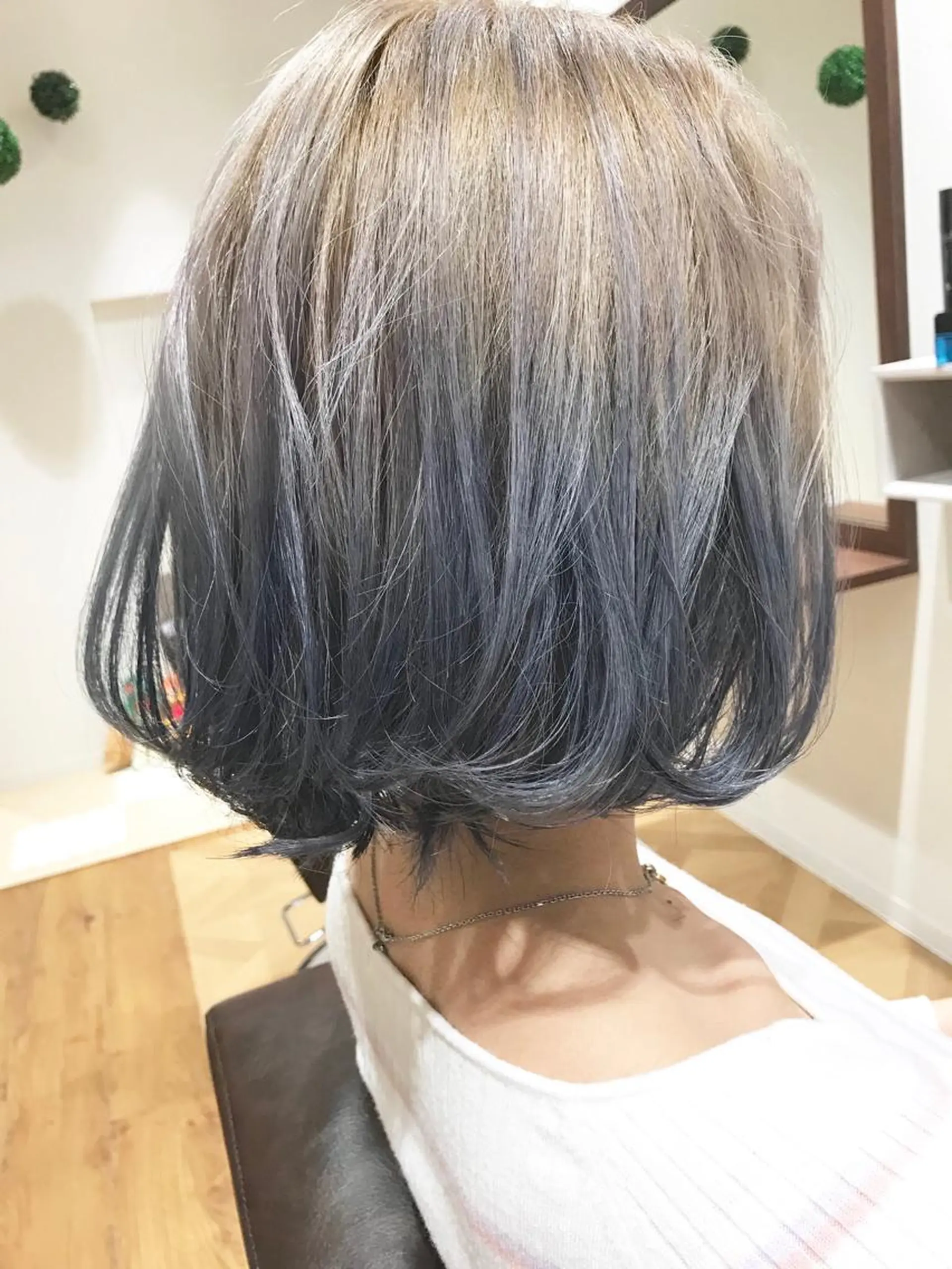 ミディアム ヘアカラー トリートメント hair salon Hinata所属・川畑 ゆうたのヘアスタイル