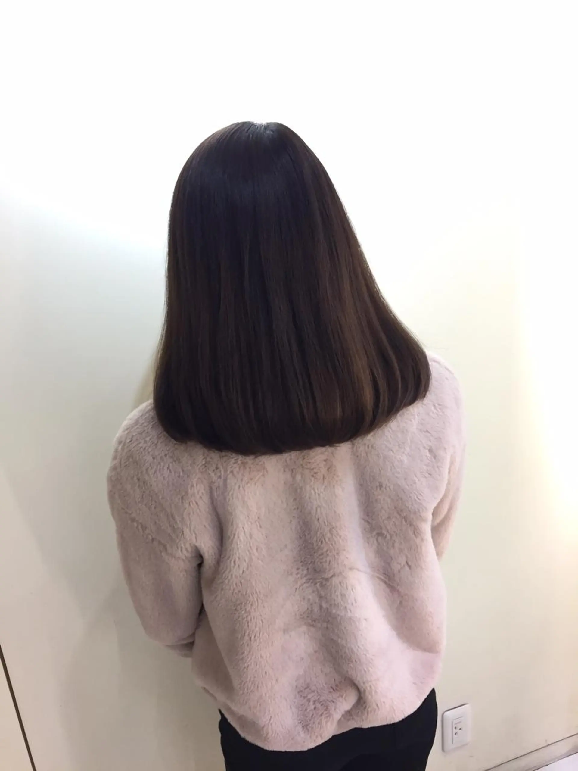 ミディアム カット ヘアカラー トリートメント コテ巻き風パーマ💛 池袋のヘアスタイル