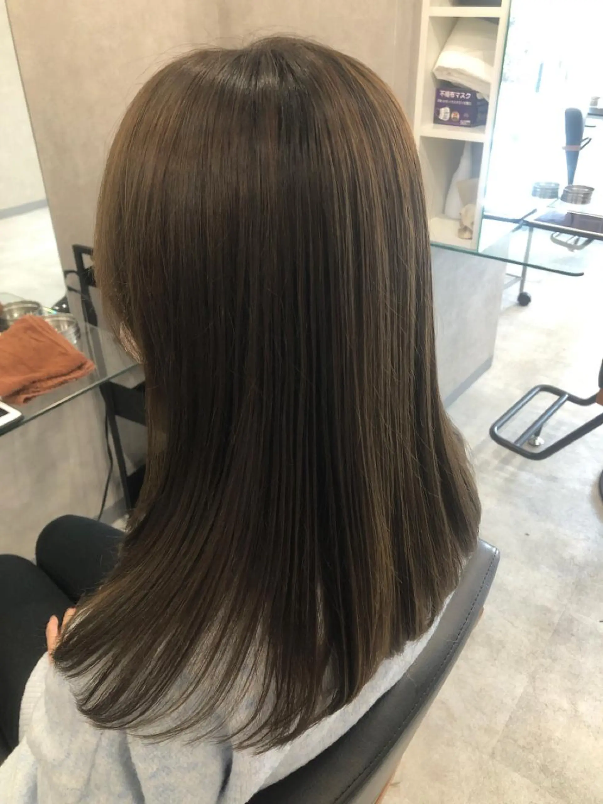 ミディアム カラー 縮毛矯正 🌼🍀elu高 橋康太郎🍀🌼のヘアスタイル