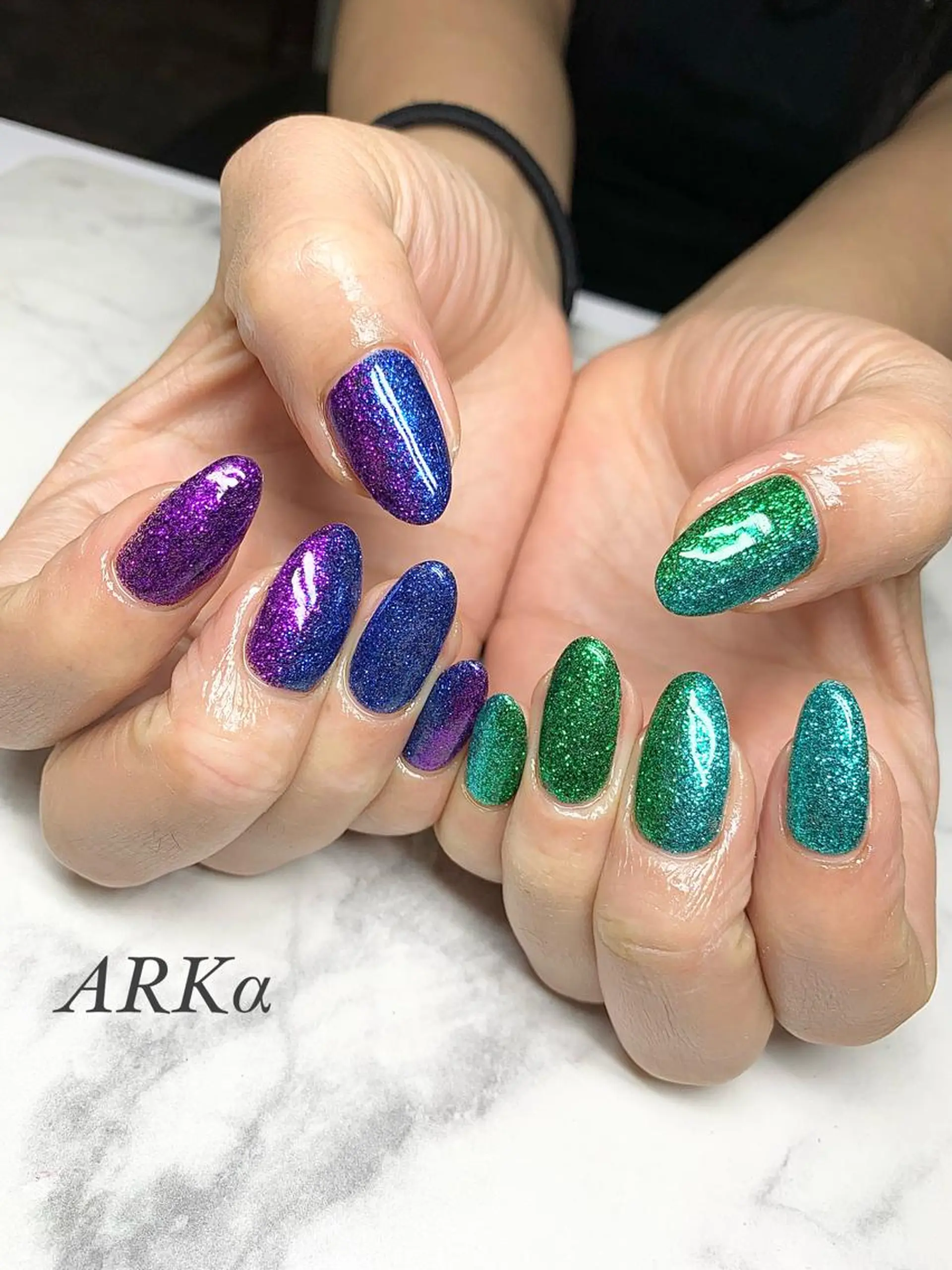 セミロング ネイル ハンドネイル Nailsalon ARKαのネイルデザイン