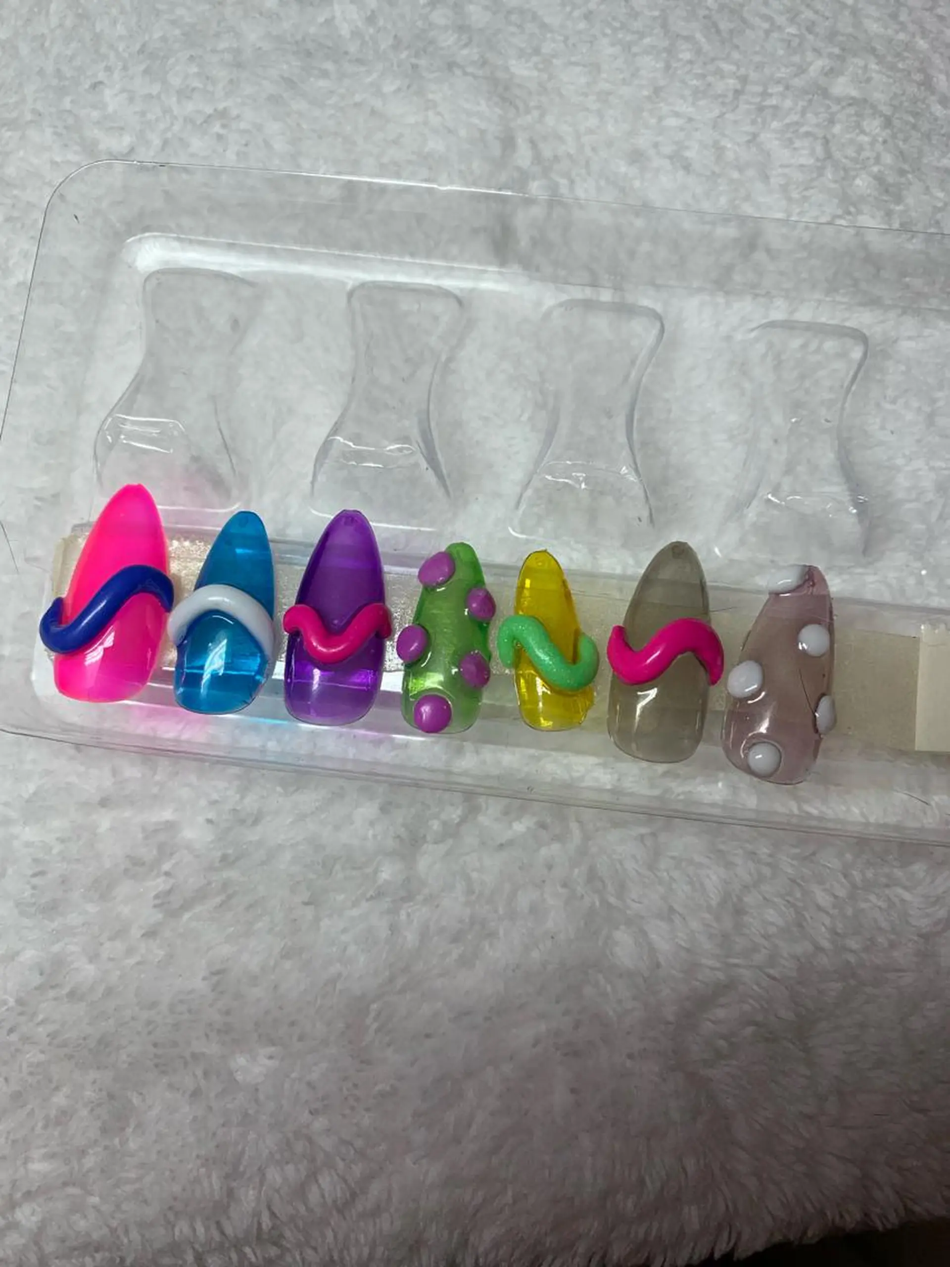 ネイル アニマル柄 アートネイル クリアネイル 持ち込み ニュアンスネイル ハンドネイル x.1.0.nail ♡Cのネイルデザイン