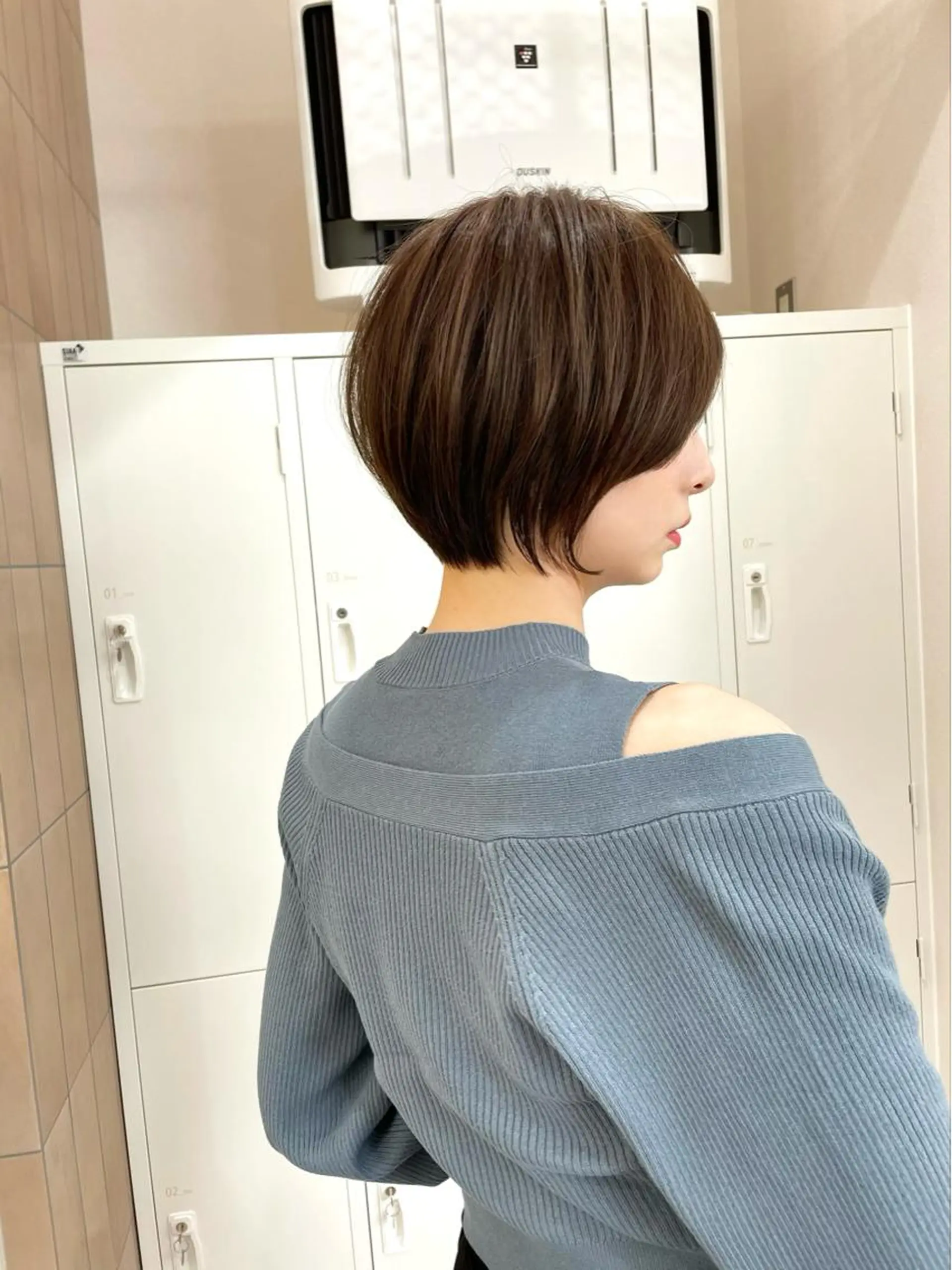 ショート カラー ショートボブ ショートレイヤー ハンサムショート 丸みショート ボブ カット ヘアカラー トリートメント ヘッドスパ 木原良 (キハラ リョウ)のヘアスタイル