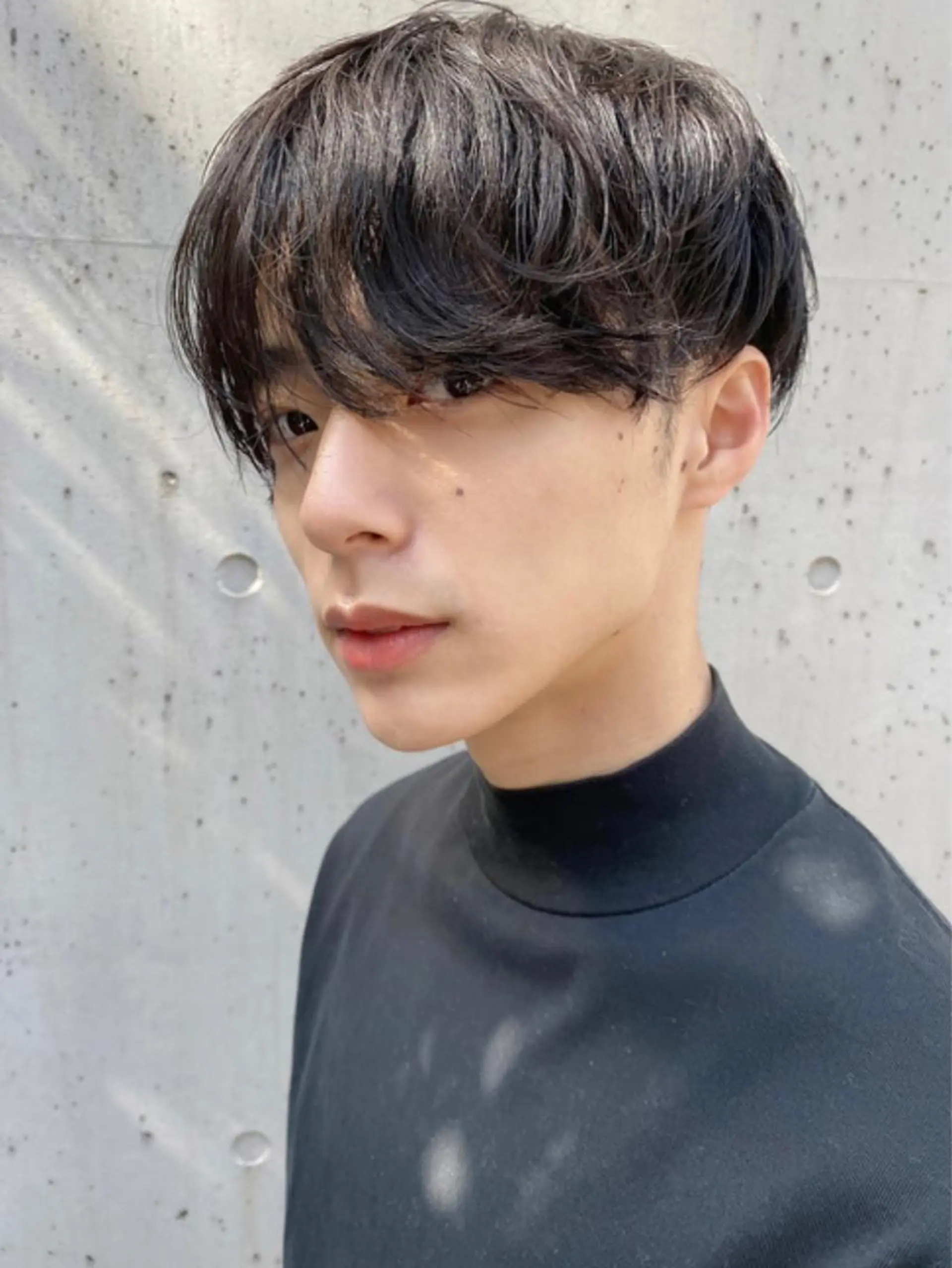 メンズ マッシュ JINKIメンズ特化 メンズカットパーマのヘアスタイル