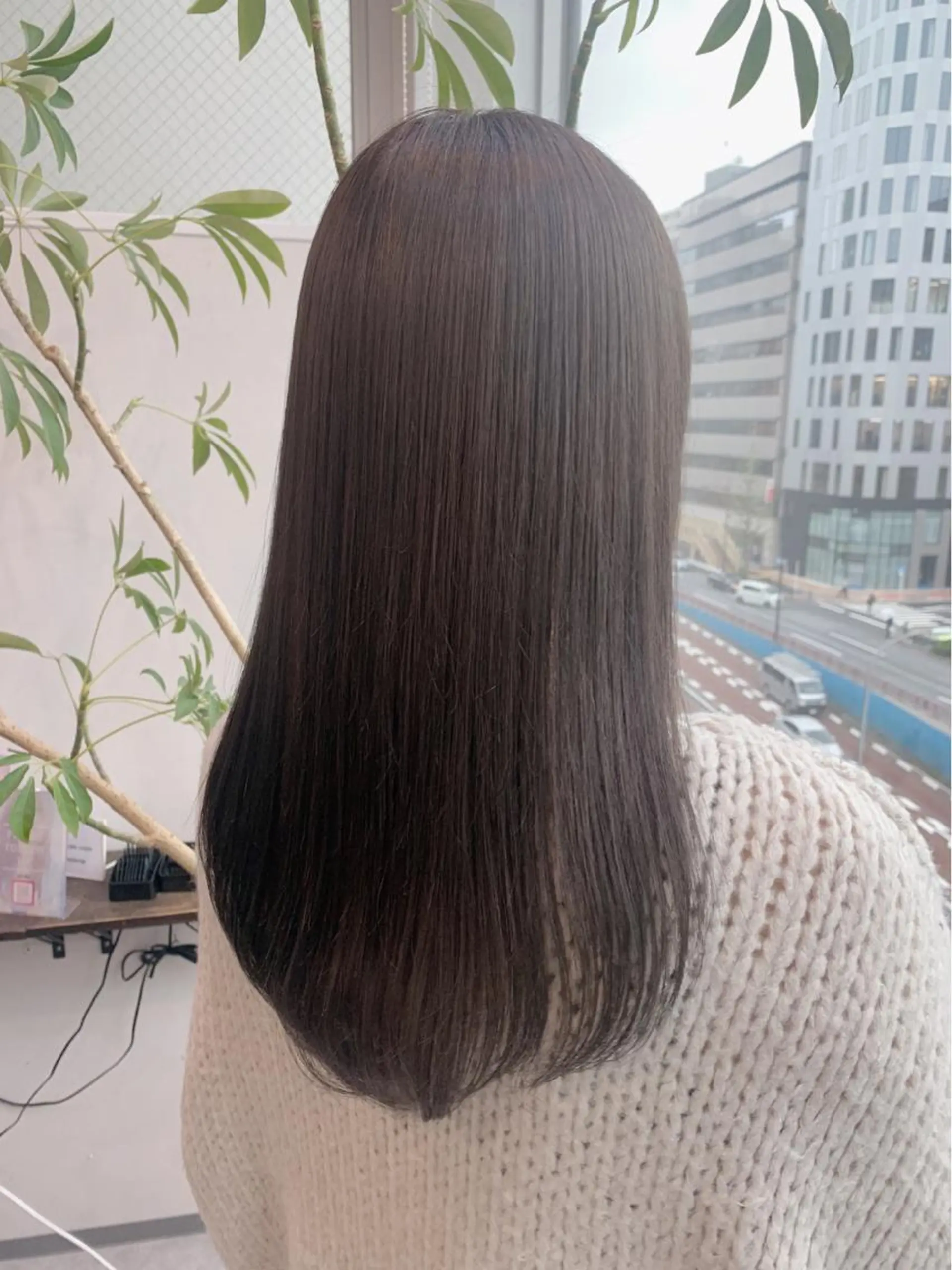 セミロング 髪質改善 縮毛矯正 トリートメント カット ヘアカラー 縮毛矯正 トリートメント 髪質改善/縮毛矯正 🎀小林 唯 🎀のヘアスタイル