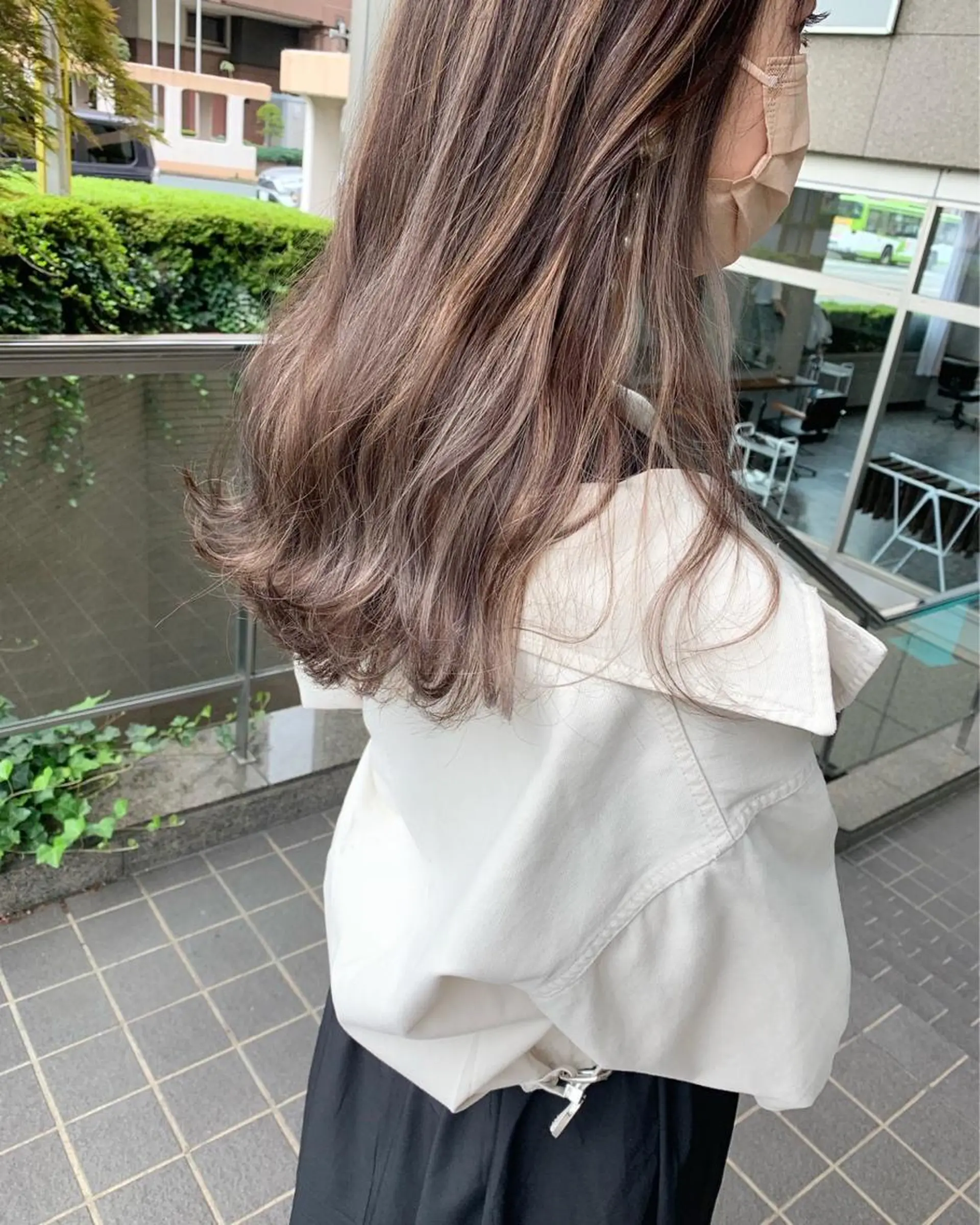 ロング カラー ハイライトカラー ハイライト メンズパーマ/新潟駅 NOBUTA🔥のヘアスタイル