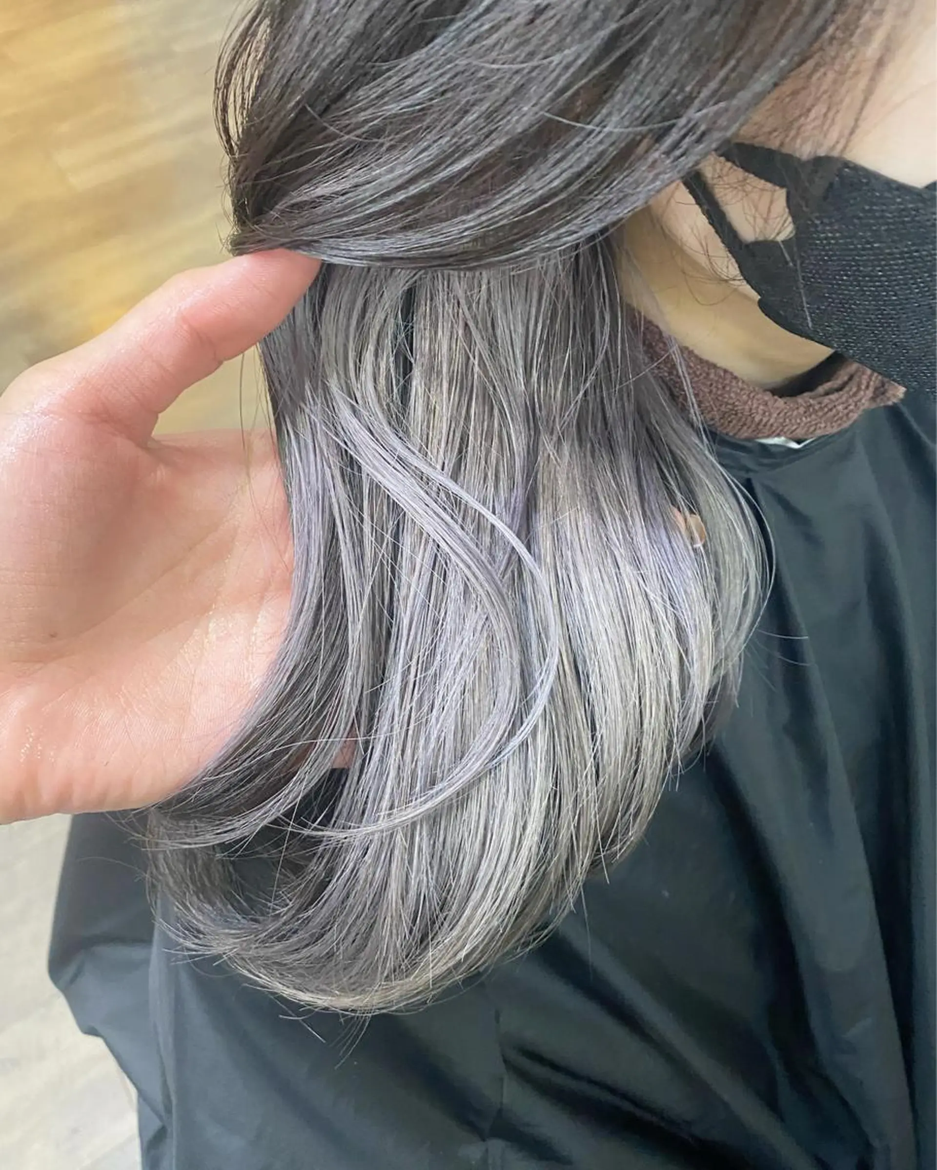 セミロング カラー イルミナカラー ヘアカラー トリートメント ✨韓国風ヘア/艶髪 カラー✨yumeのヘアスタイル