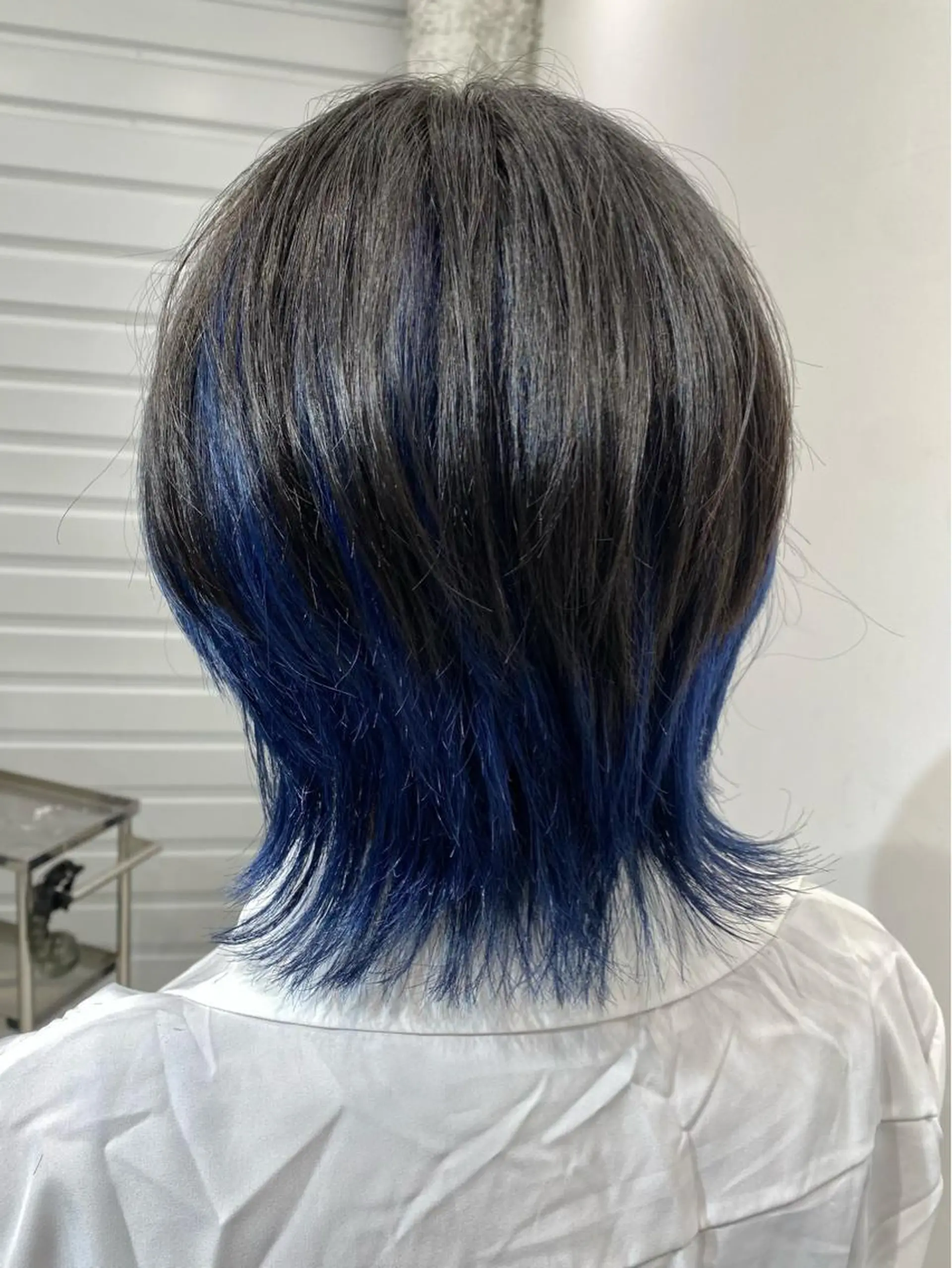 ショート カラー ブルーカラー ウルフカット カット ヘアカラー ［似合わせヘア］ ✂︎OGURO✂︎のヘアスタイル