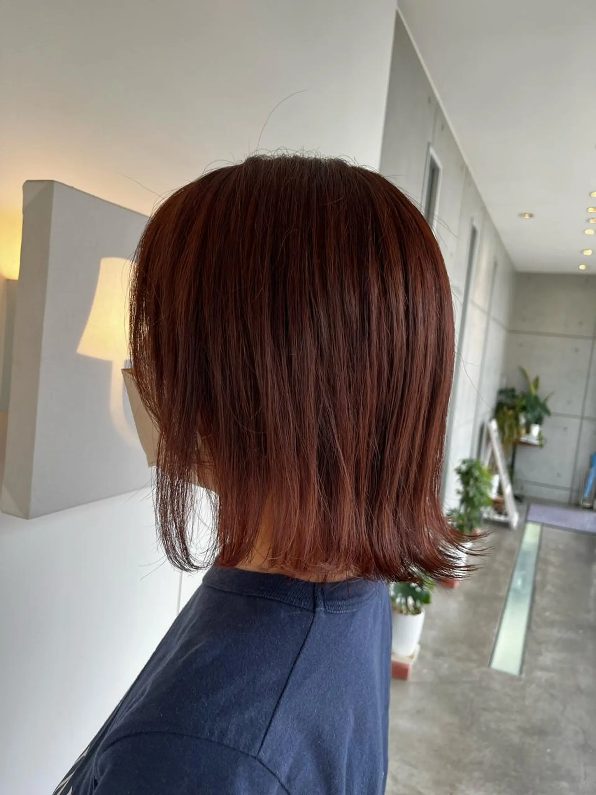 ミディアム おせ ちさとのヘアスタイル