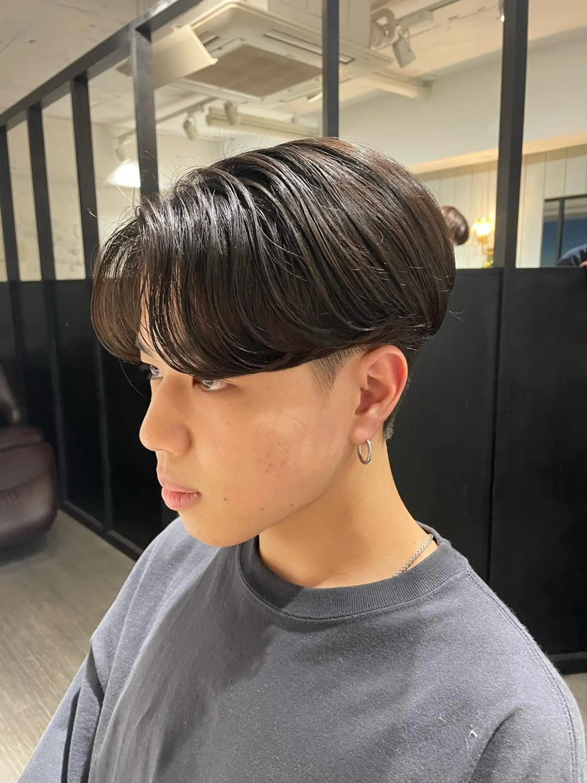 ショート メンズ カット パーマ key キーのヘアスタイル