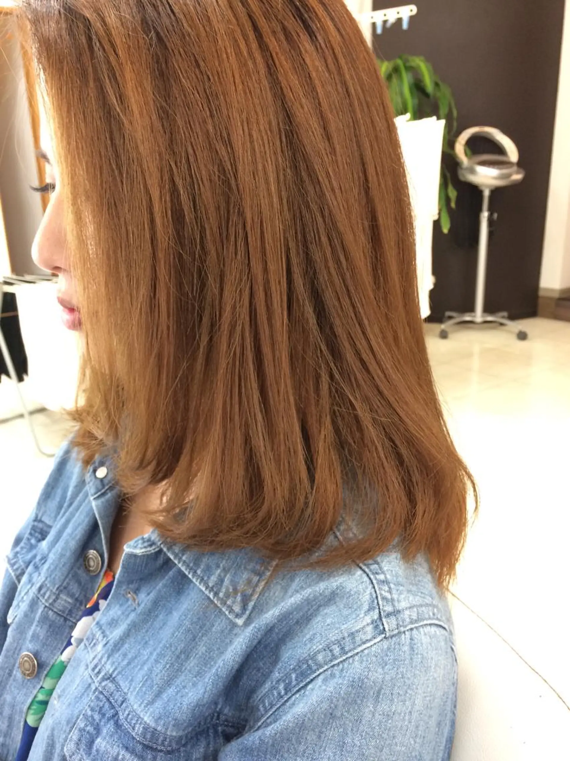 セミロング いけだ ゆうのヘアスタイル