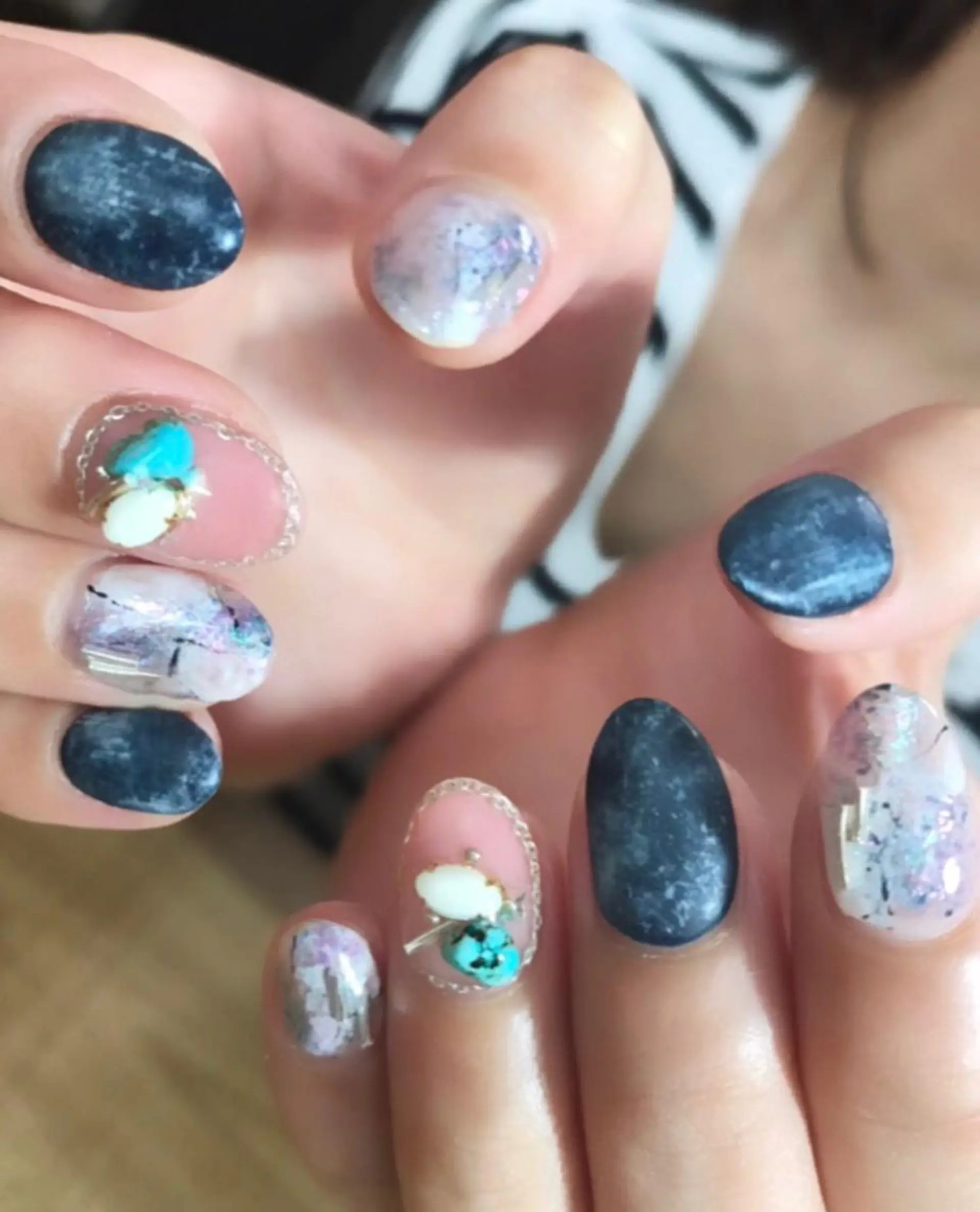 ネイル ツメトマツゲ .のネイルデザイン