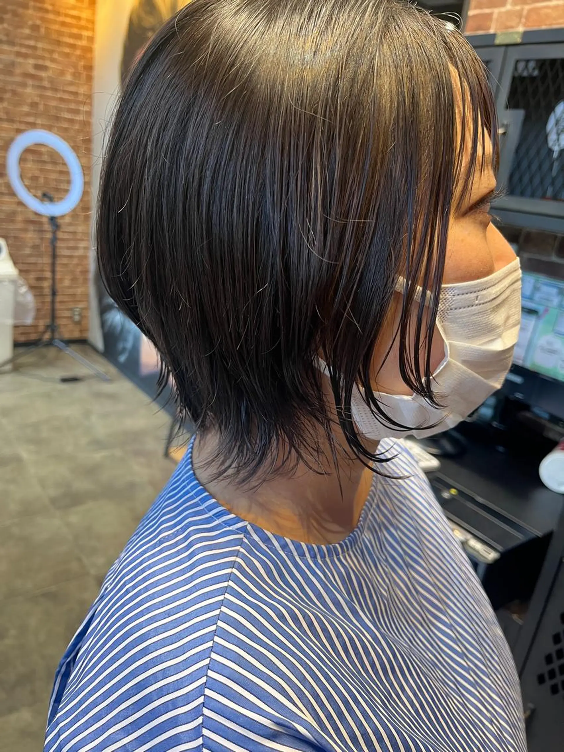 ショート カラー パーマ ヘアアレンジ メンズ キッズ ネイル マツエク・マツパ アイブロウ メンズパーマ ブラウンカラー ケアカラー 透明感カラー ピンクカラー 久木原 ゆりのヘアスタイル