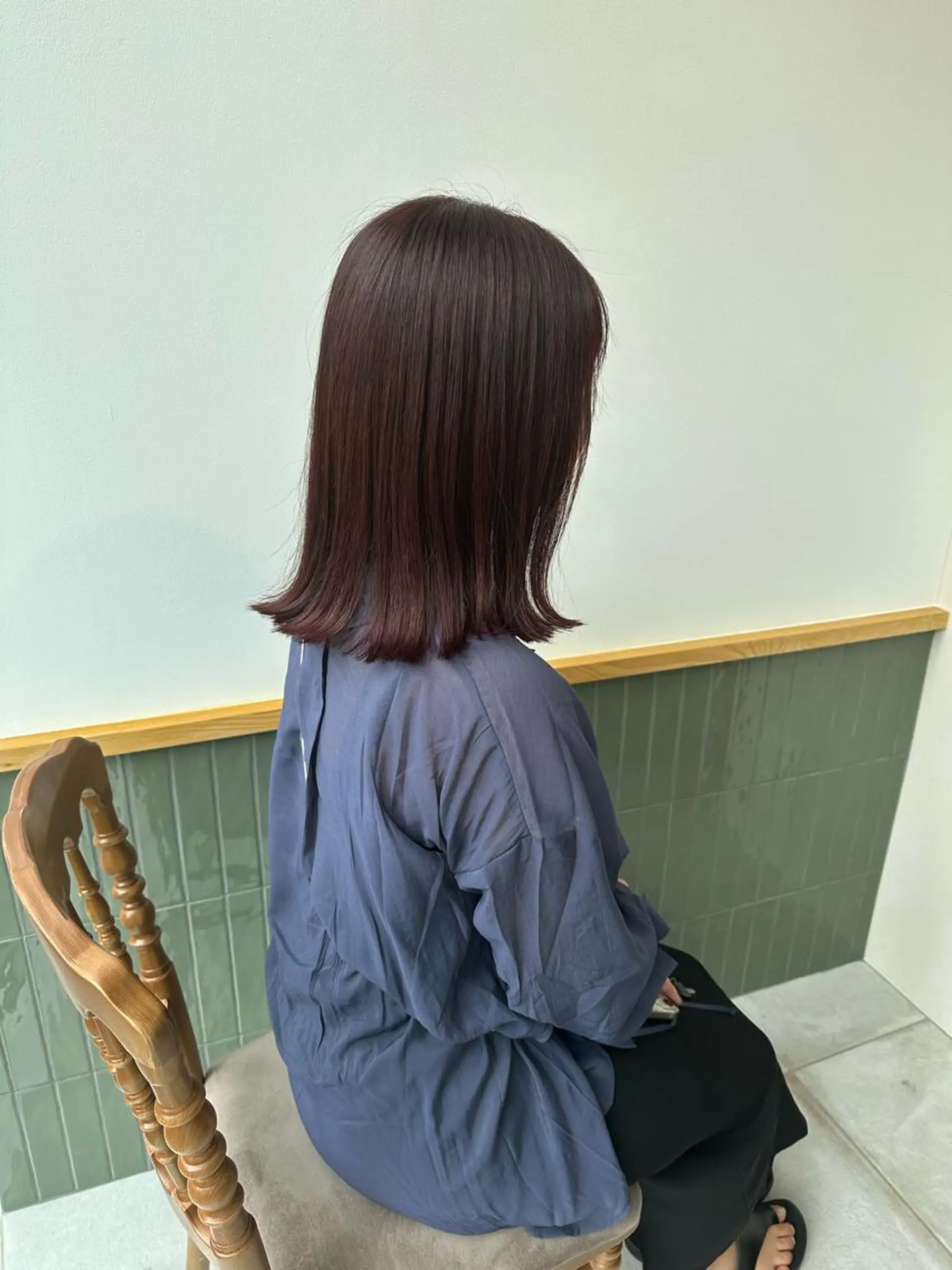 ミディアム カラー キッズ カット ヘアカラー トリートメント オトナヘア🌸 harukaのヘアスタイル