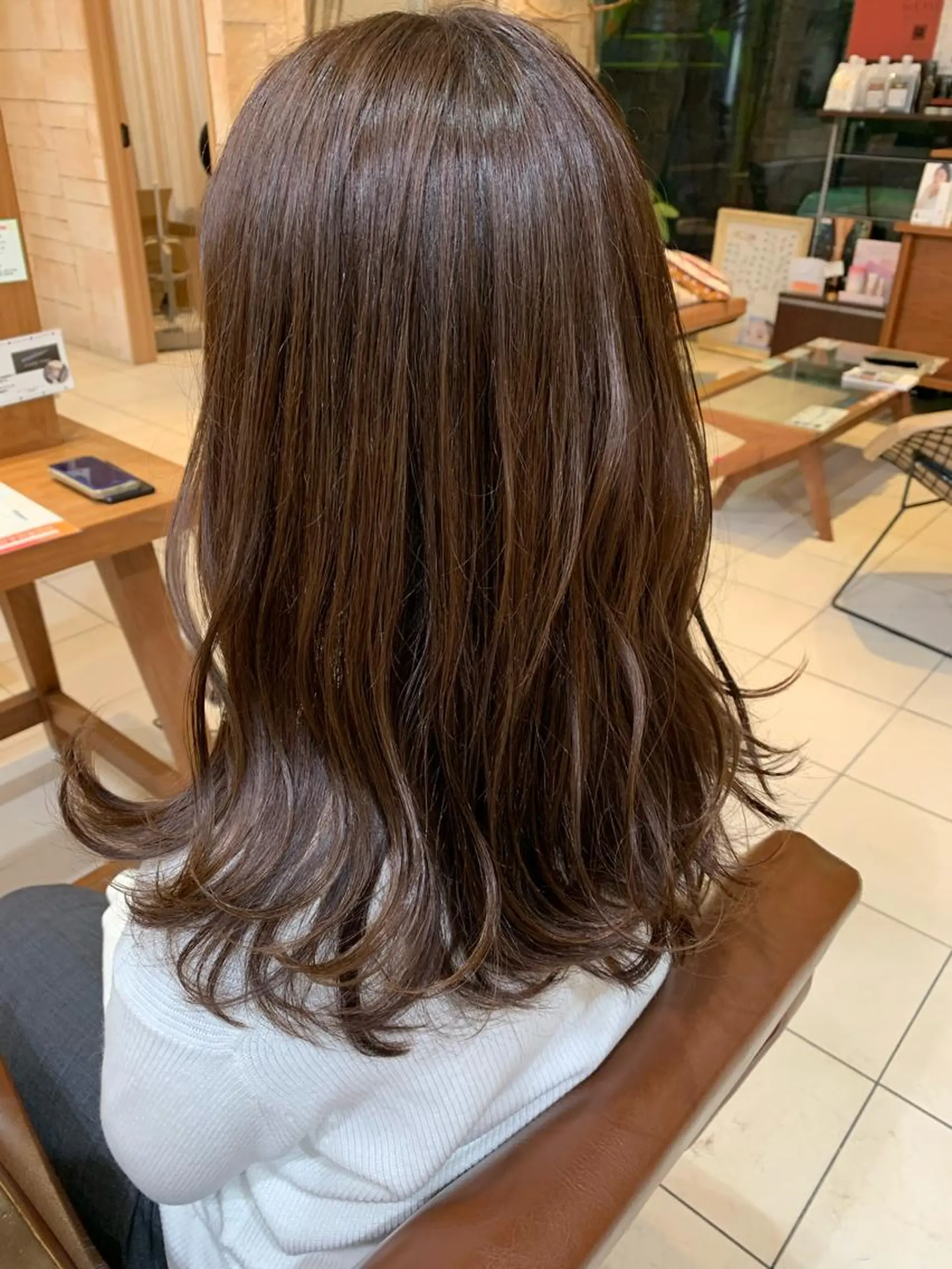 ミディアム カット トリートメント 川崎レイヤーカット /江口真正のヘアスタイル