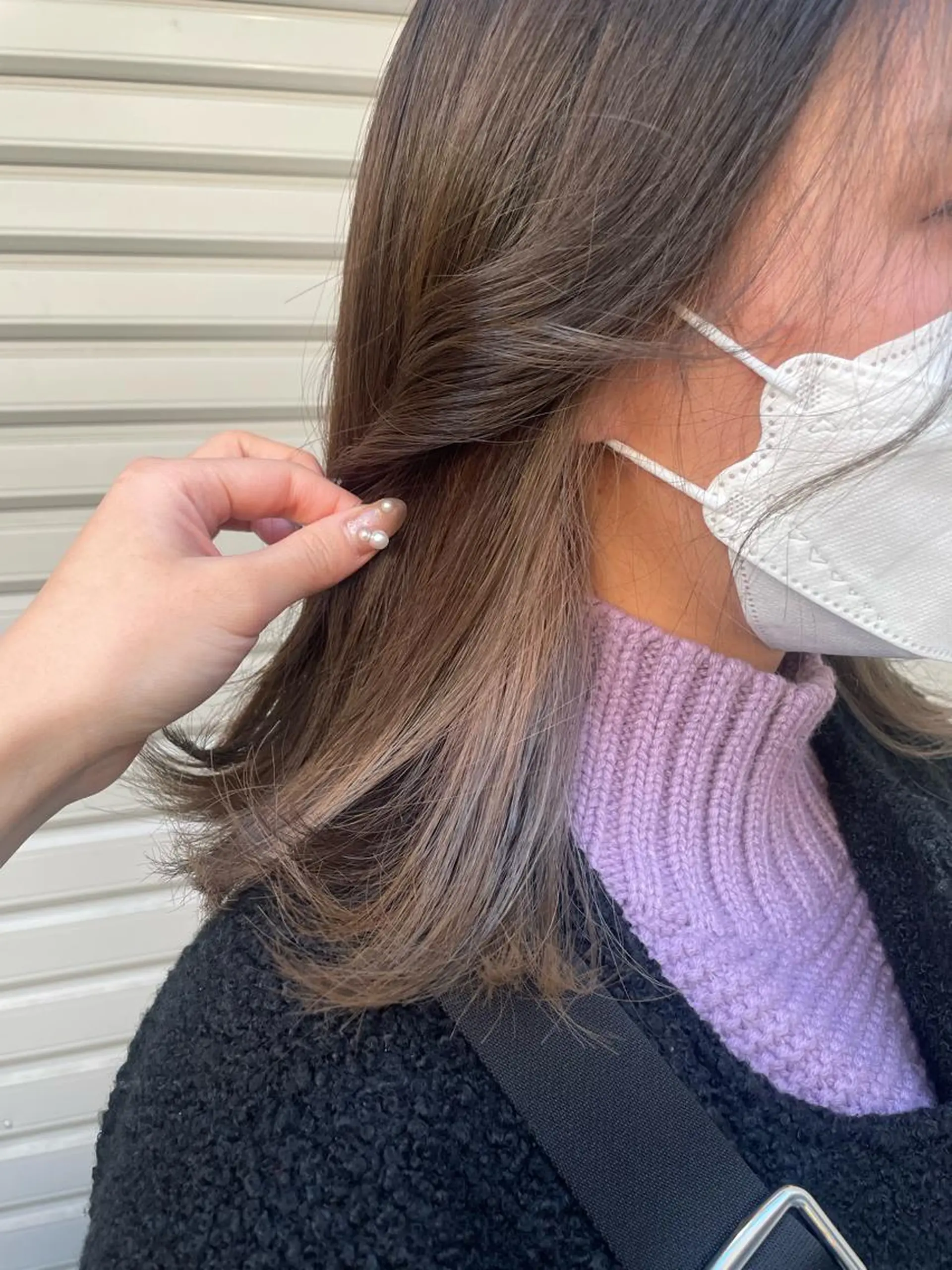 セミロング ヘアカラー トリートメント ヘッドスパ マホ/日吉/髪質改善 /レイヤー/ガーリーのヘアスタイル