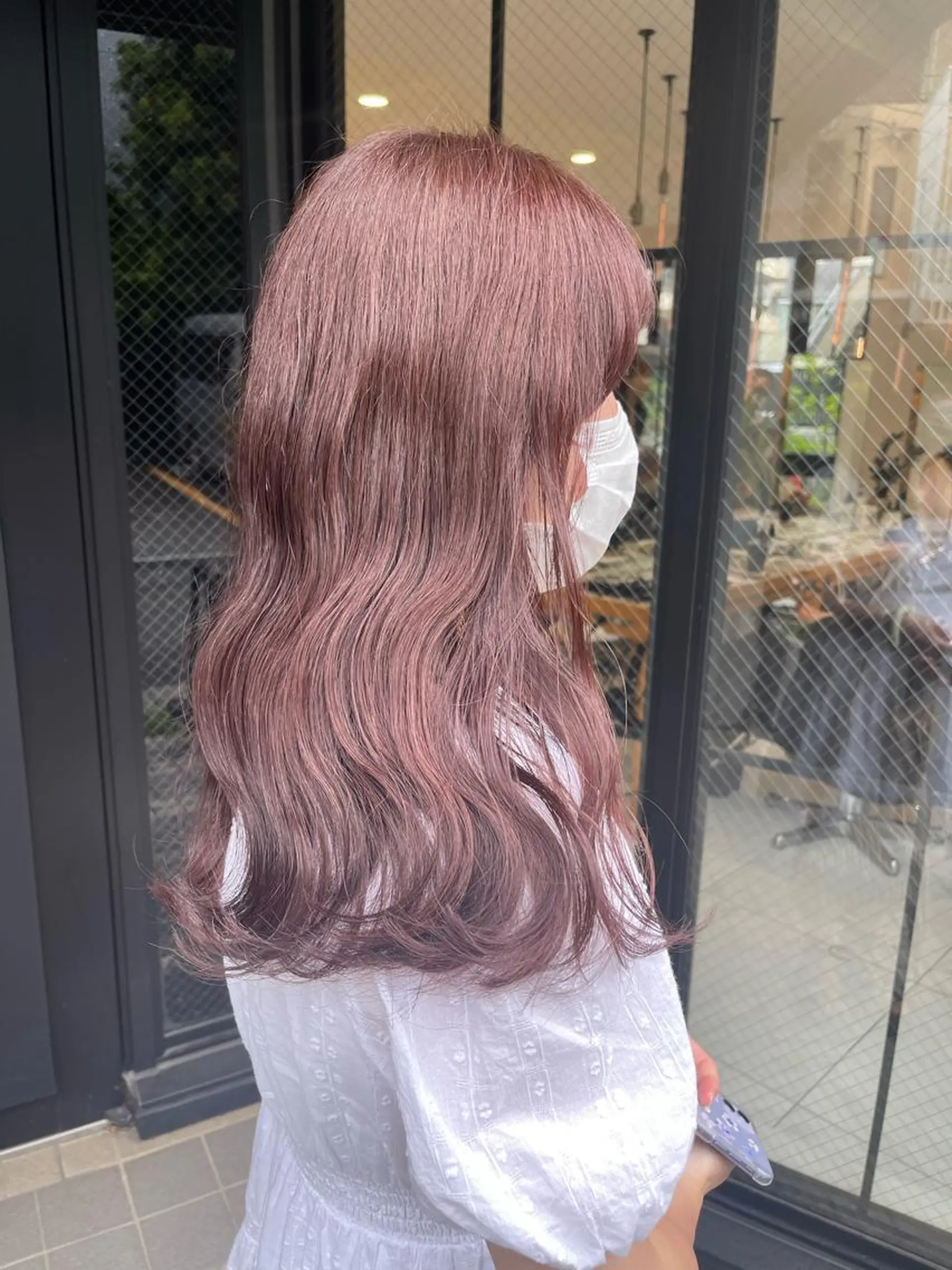 ロング カラー ラベンダーカラー ラベンダーピンク ピンクカラー ラベンダー/レイヤー スタイル🤎mamiのヘアスタイル