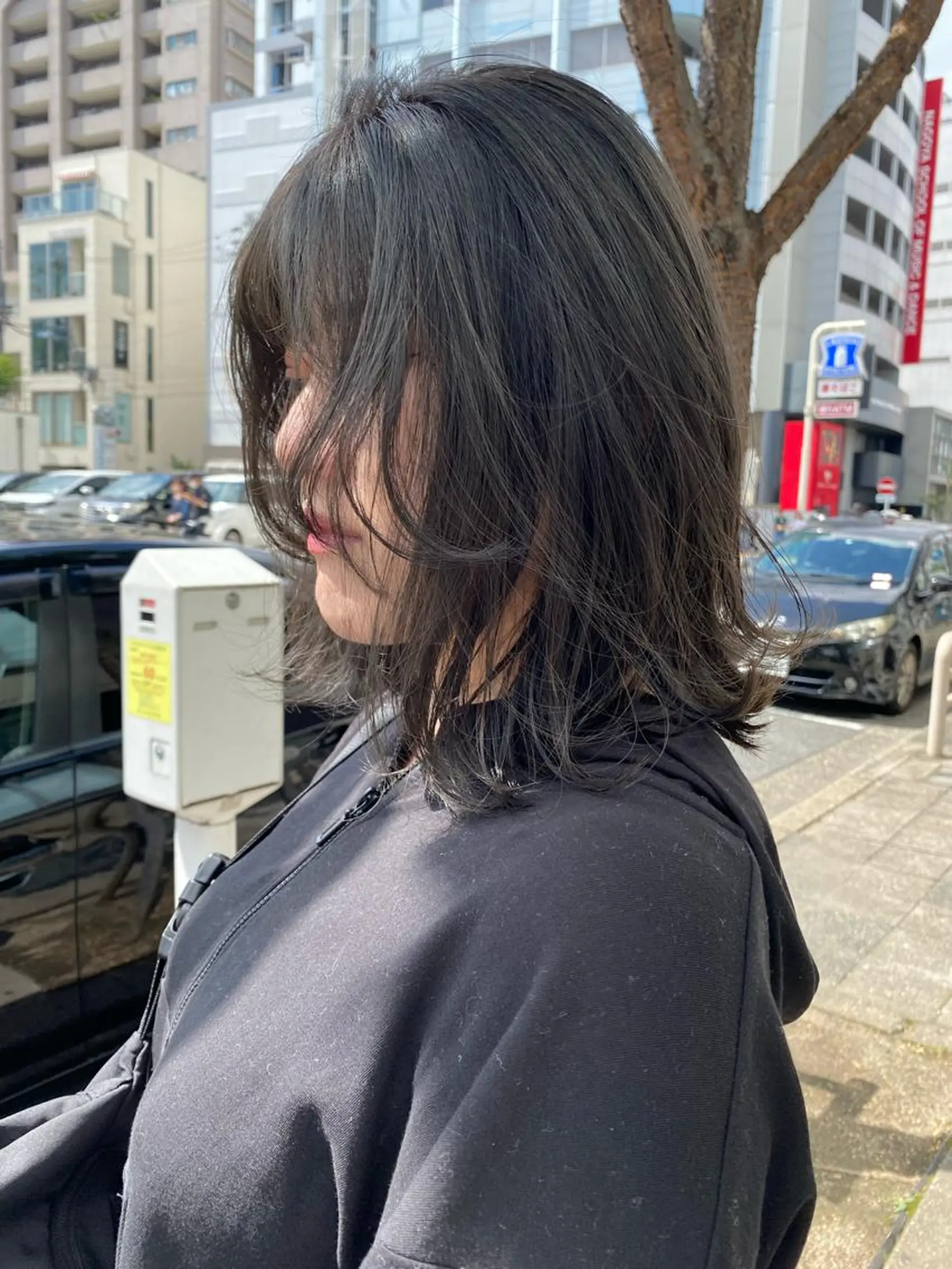 ミディアム ヒラカホ/ ブリーチ/似合わせのヘアスタイル